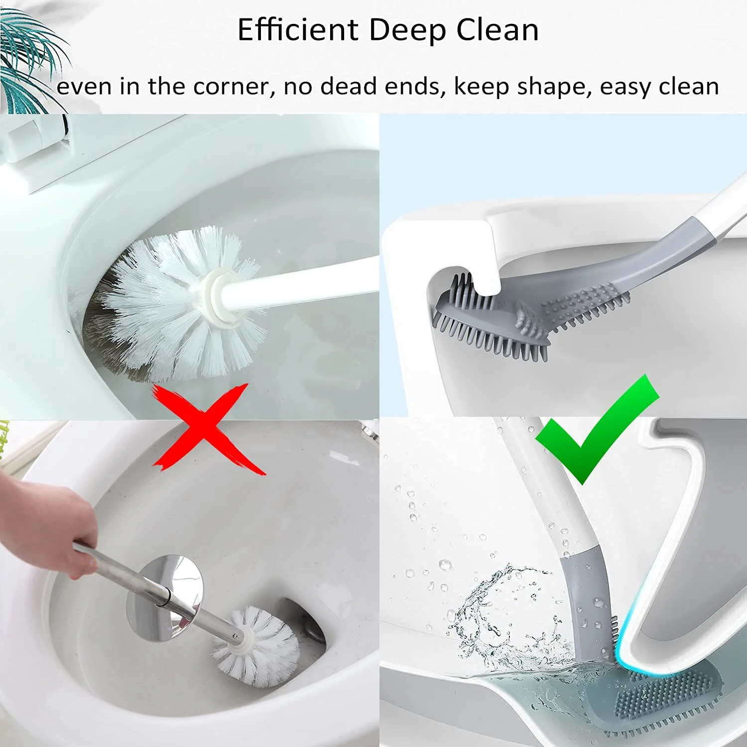 Golf Toilet Brush – Silicone & Wall-Mounted Holder | Storenzo - Image 6