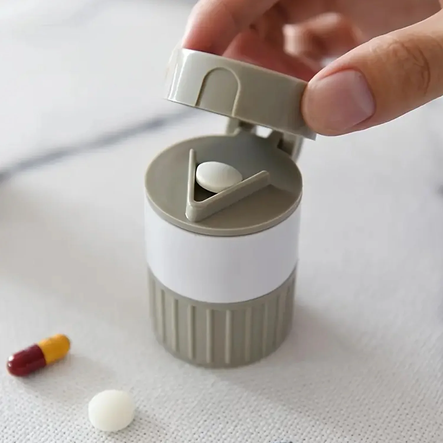 Medicine Cutter – 4-in-1 Pill Crusher & Storage | Organivo - Image 3