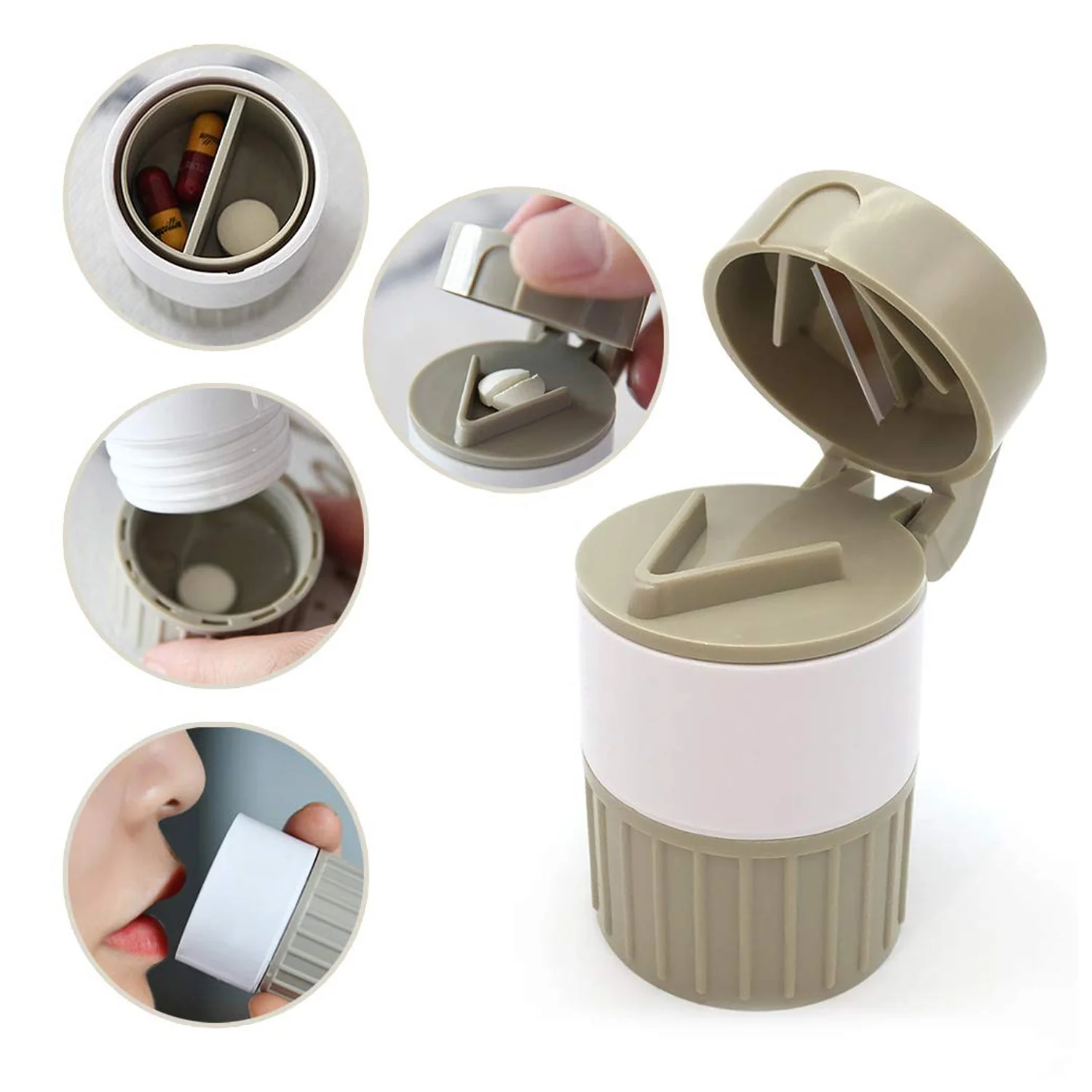 Medicine Cutter – 4-in-1 Pill Crusher & Storage | Organivo - Image 4