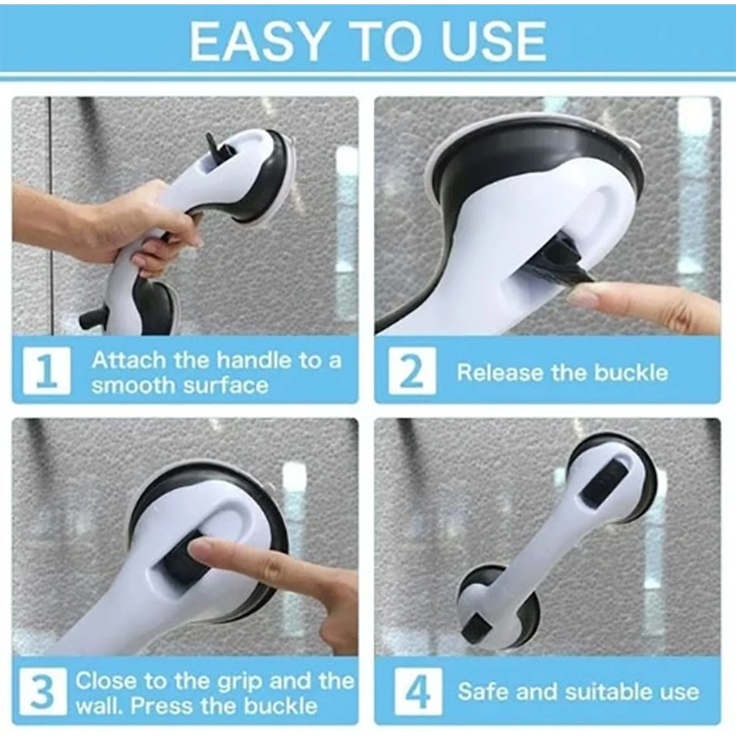 Helping Handle – Portable Suction Grip for Door Support | storenzo - Image 3