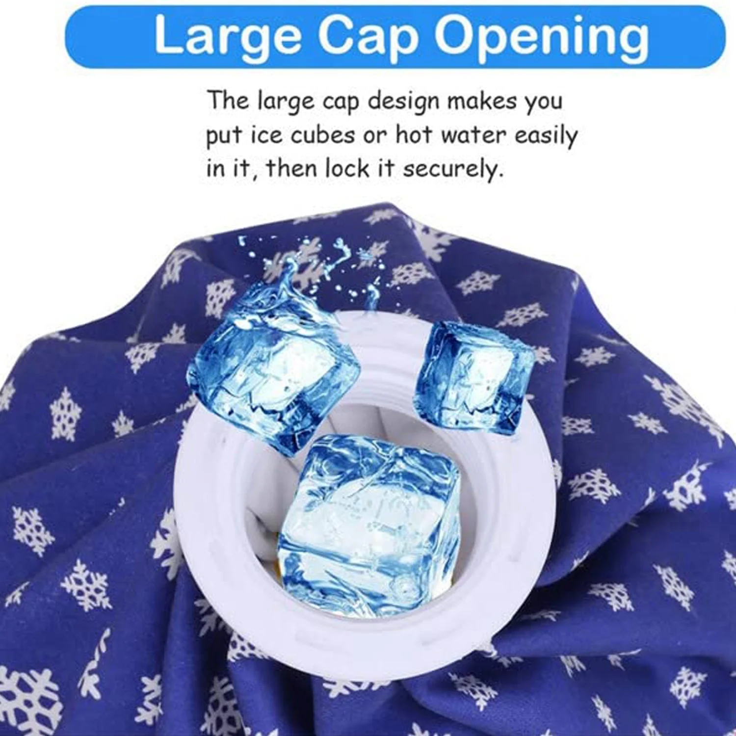 Ice Bag for Pain Relief – 9 Inch Reusable Compress | VelvaBloom - Image 3