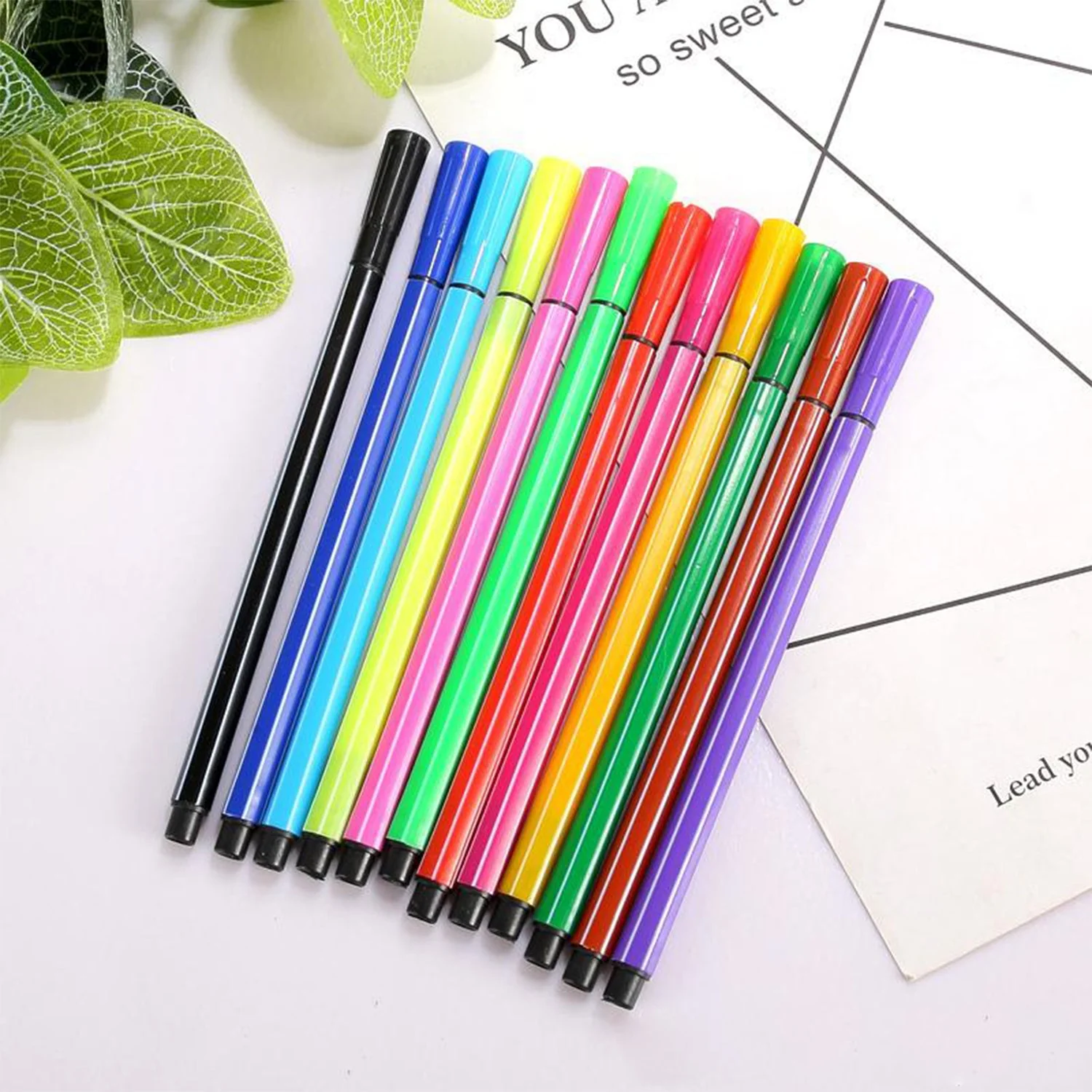 Minions Sketch Pen Set – 12 Vibrant Pens for Kids & Return Gifts | InkGlow - Image 3