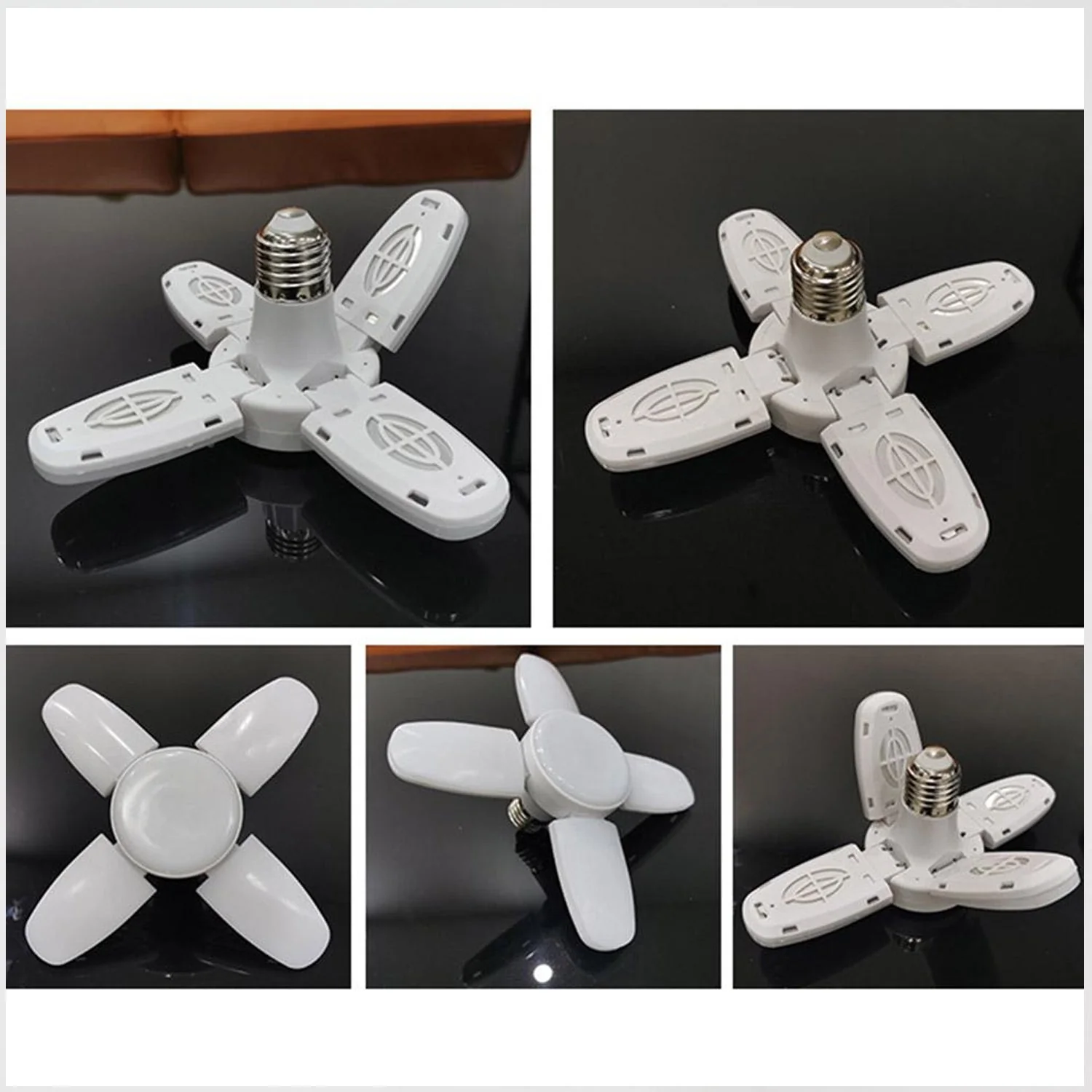 Foldable LED Fan Blade Bulb – Energy Efficient 28V | Indo Glow - Image 4