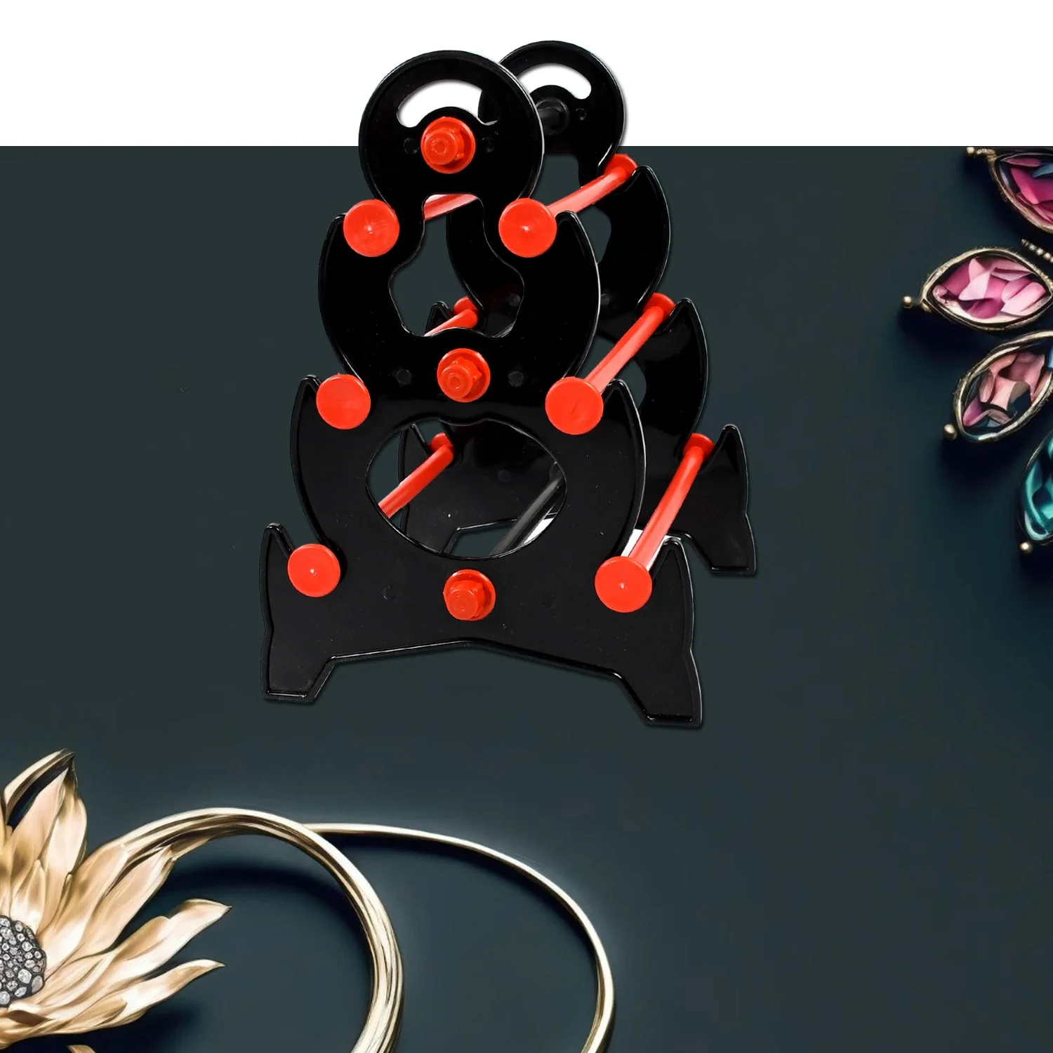 Bangle Stand 3-Tier Jewellery Organizer for Home & Display | Styleva - Image 8