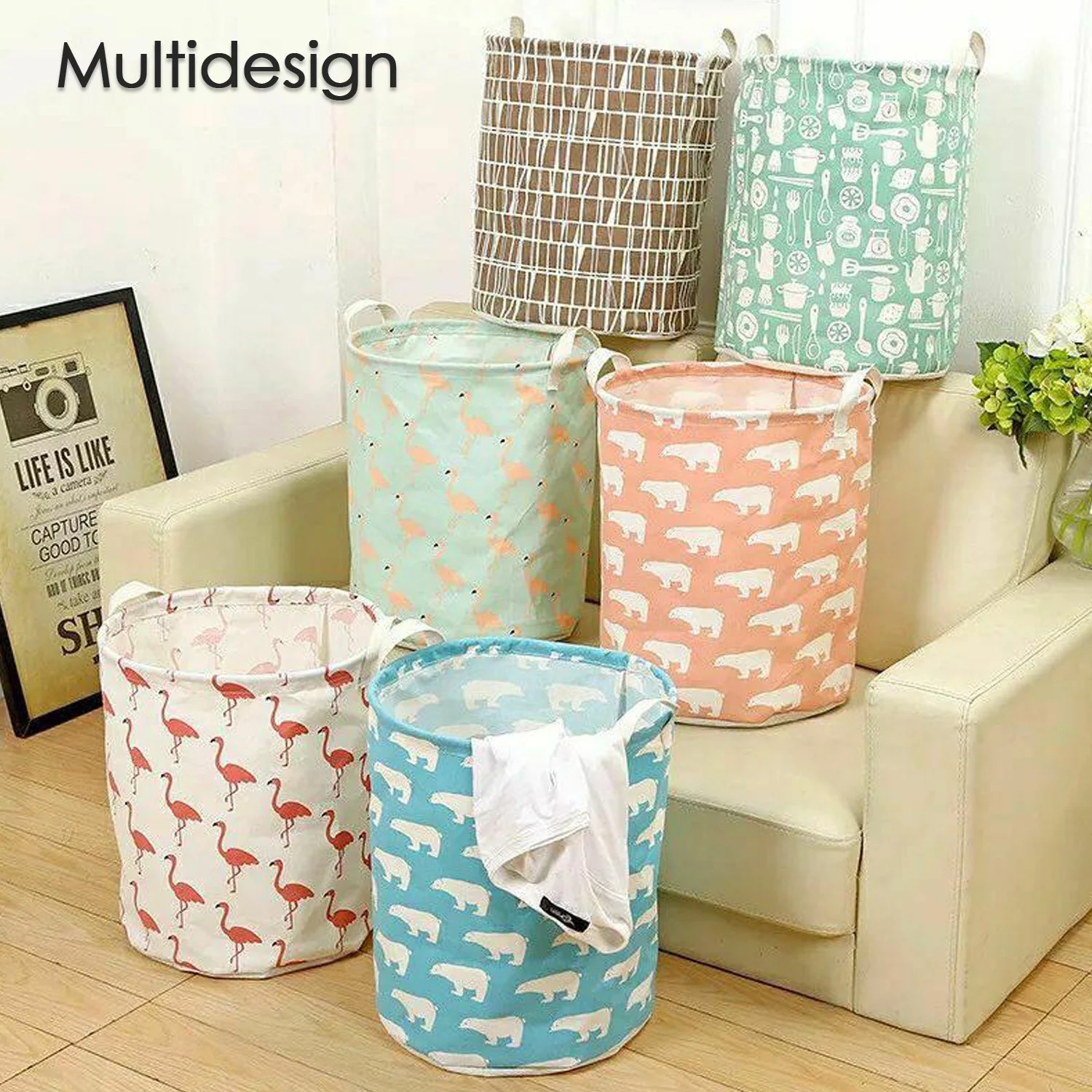 Collapsible Laundry Bag – Durable Storage with Handles | Organivo - Image 8