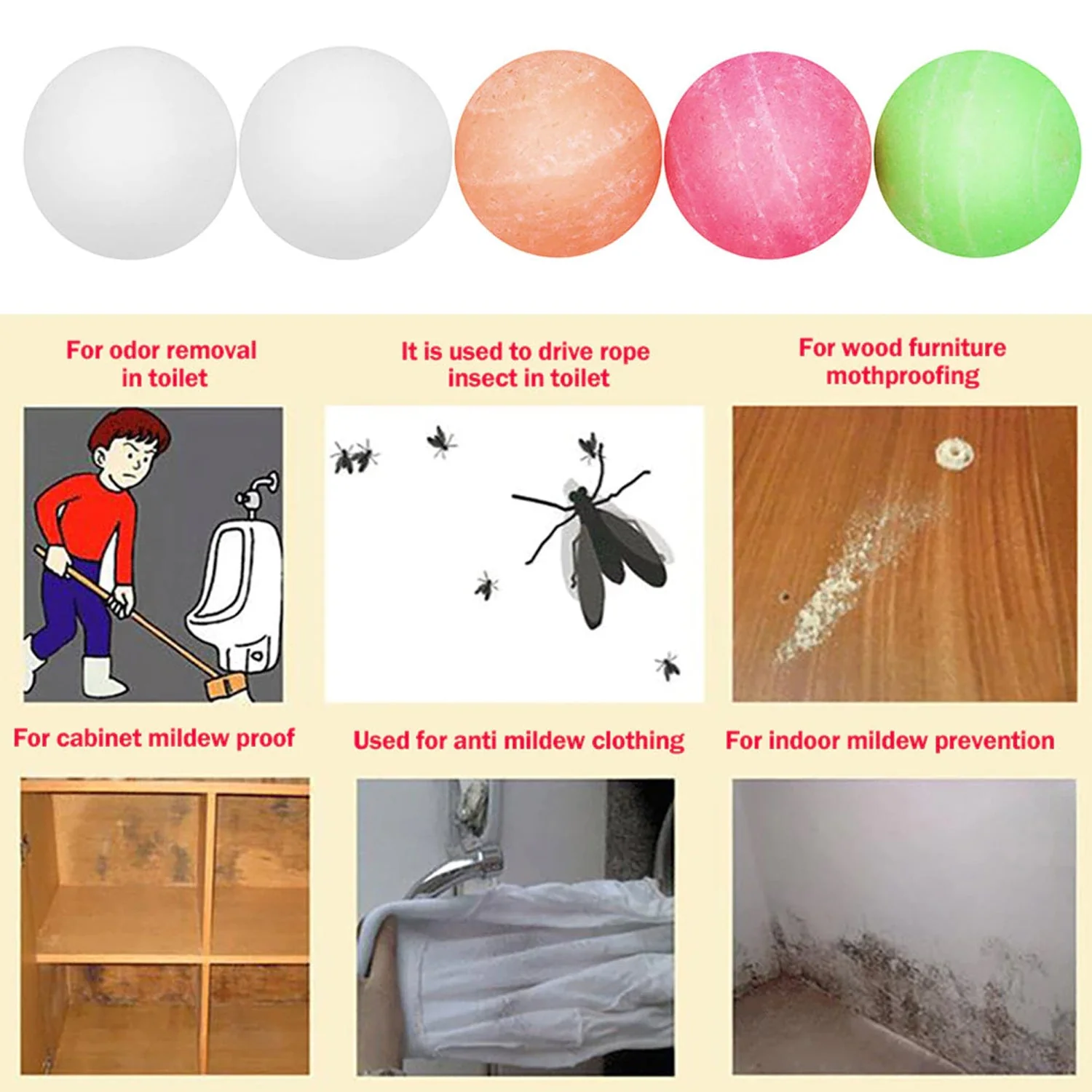 Urinal Balls – Long-Lasting Fragrance (5 Pcs) | Wonder Fresh - Image 7