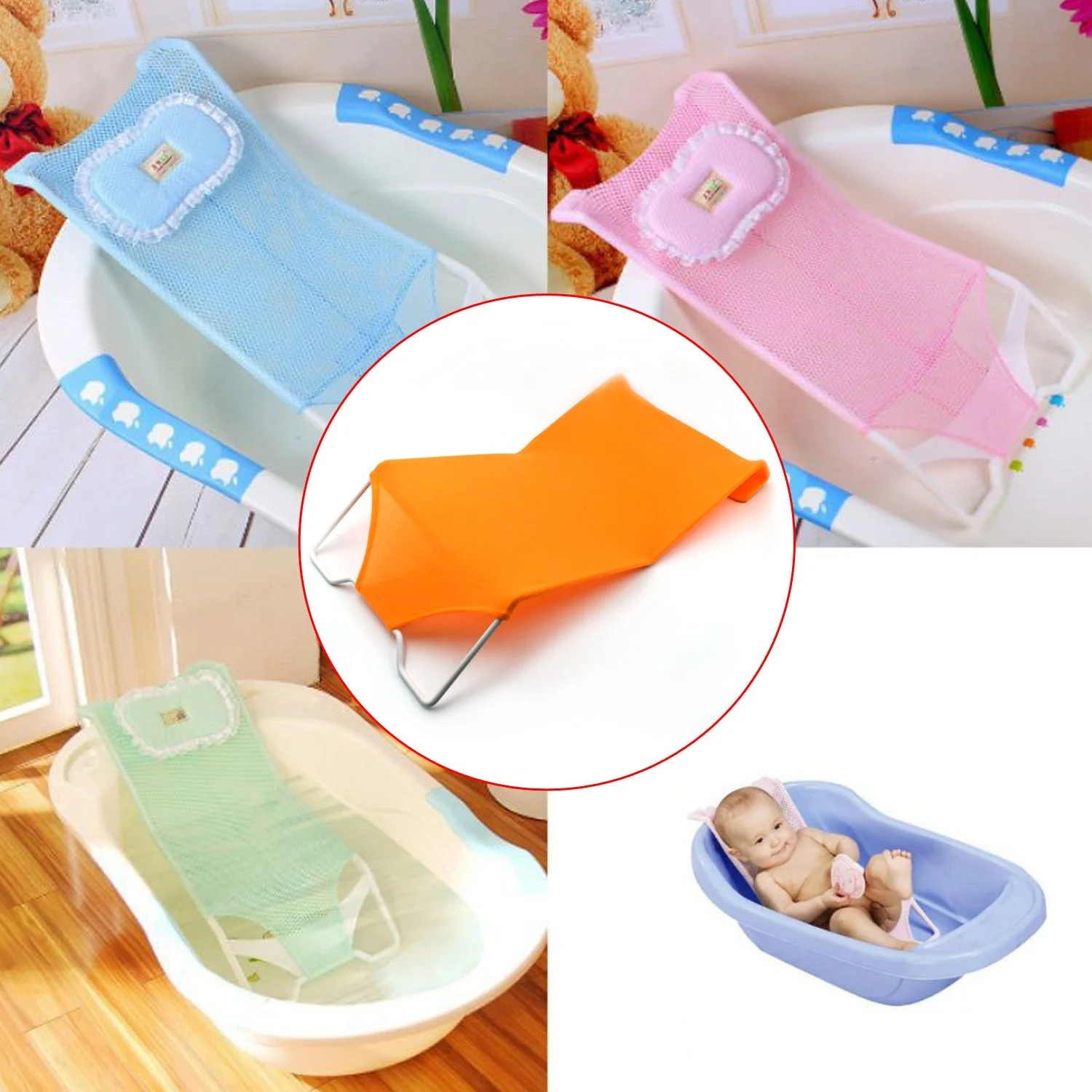 Baby Bath Seat – Portable & Safe for Infants | Mist & Relax - Image 3