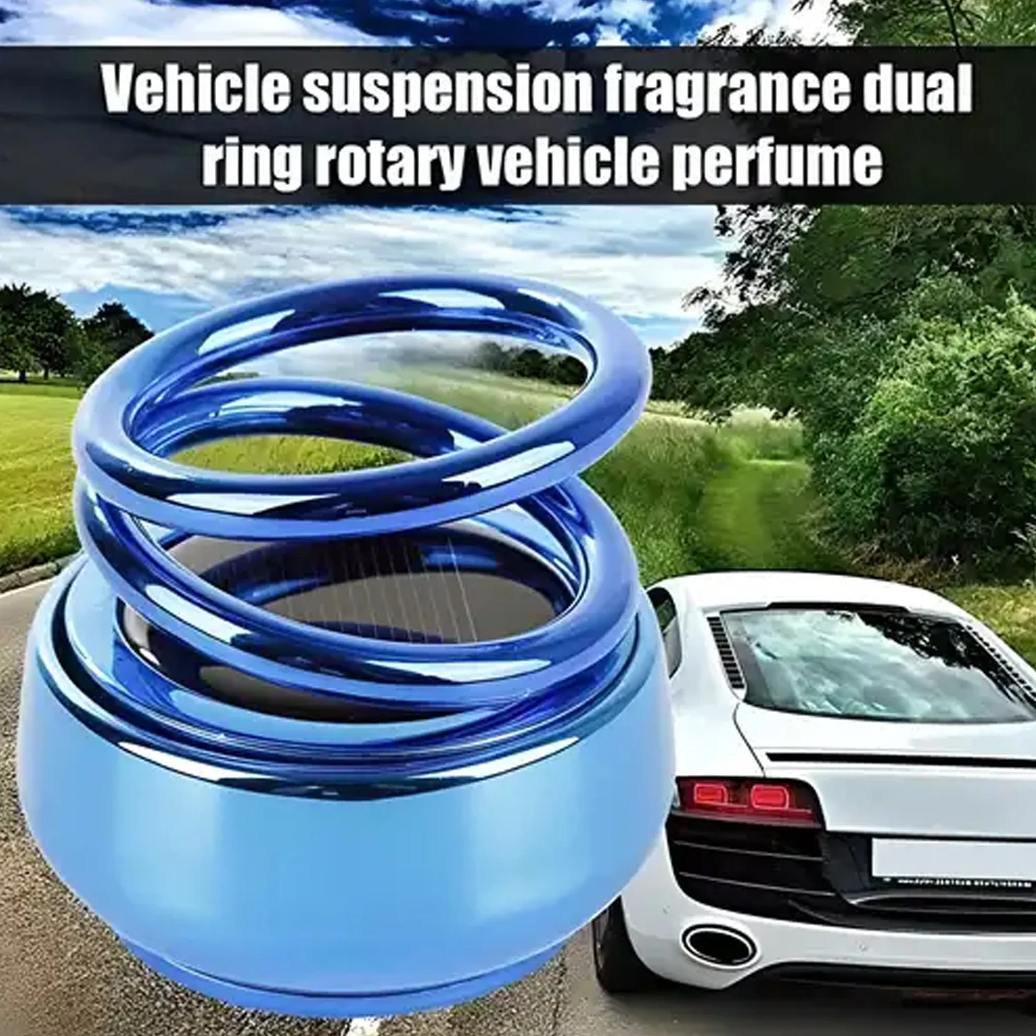 Solar Car Aroma Diffuser – 360° Rotating Fragrance | Velvet Wheels - Image 10