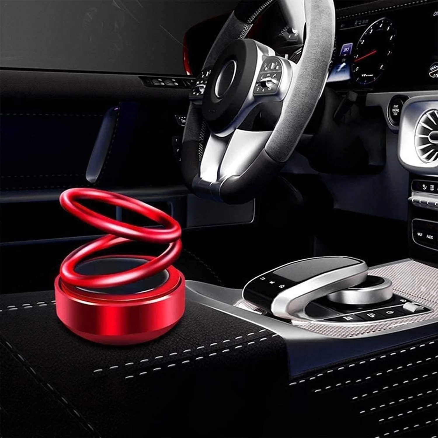 Solar Car Aroma Diffuser – 360° Rotating Fragrance | Velvet Wheels - Image 13