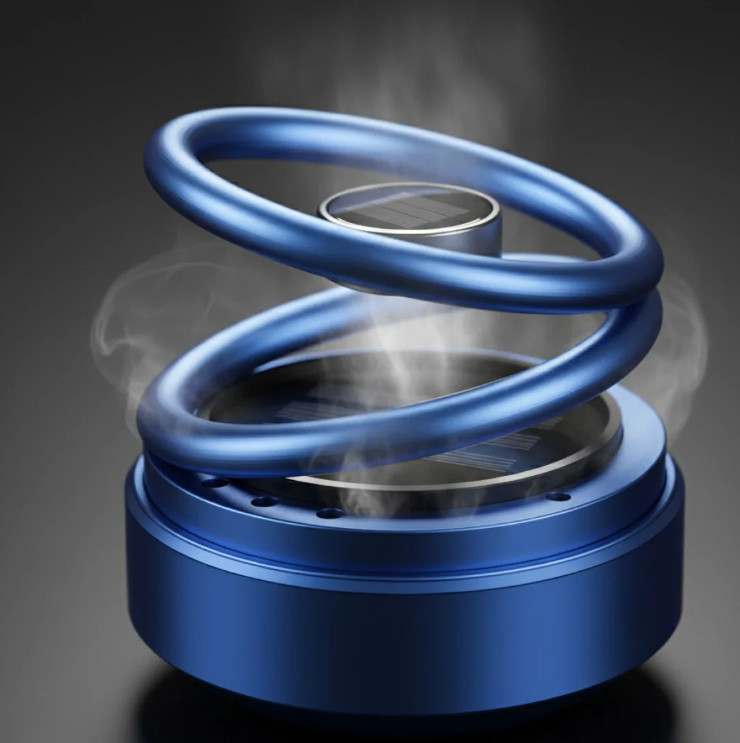 Solar Car Aroma Diffuser – 360° Rotating Fragrance | Velvet Wheels - Image 4