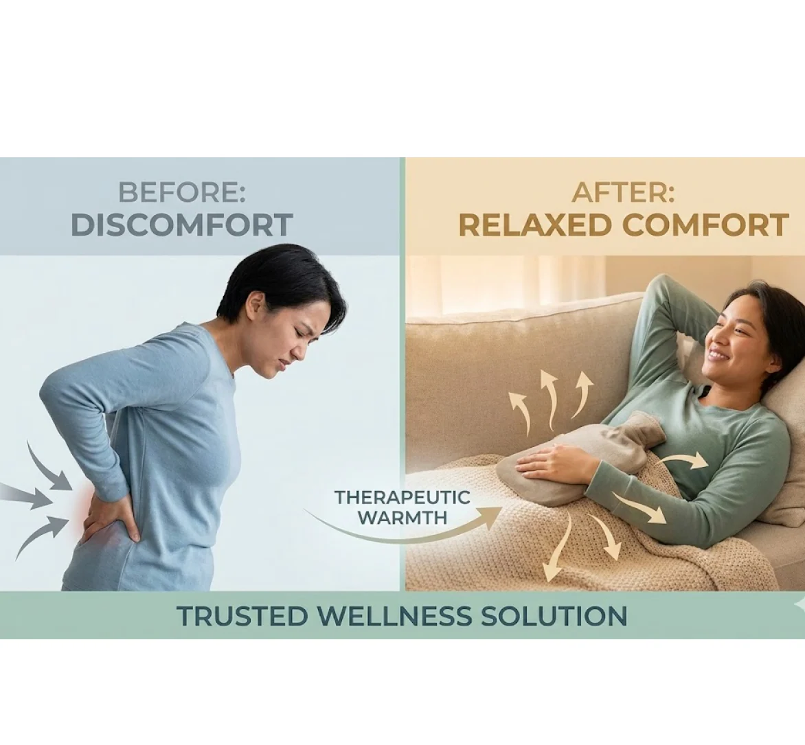 Hot Water Bag – Leak-Proof Relief for Pain & Cramps | Velvet Wellness - Image 5