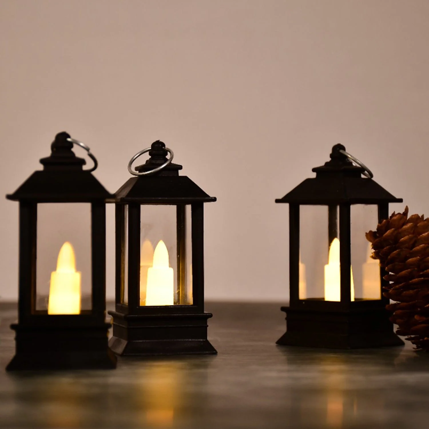 Flameless Candle Lantern – Rustic Battery Operated (24-Pack) | Indo Glow - Image 6