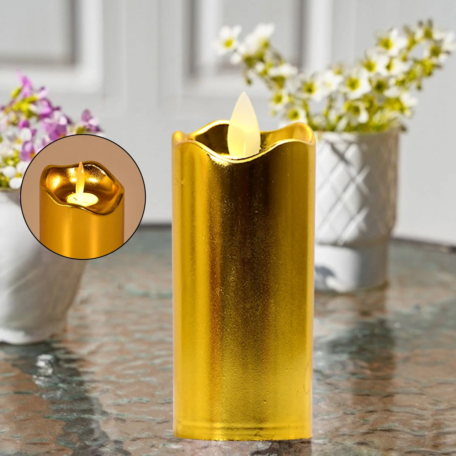 Flickering LED Candles (12 pcs) – Realistic Flame Decor | JubileeJoy - Image 7