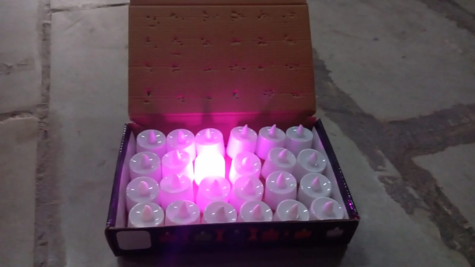 Pink Flameless LED Tealights – Safe Decorative Candles (24 Pcs) | Styleva - Image 7