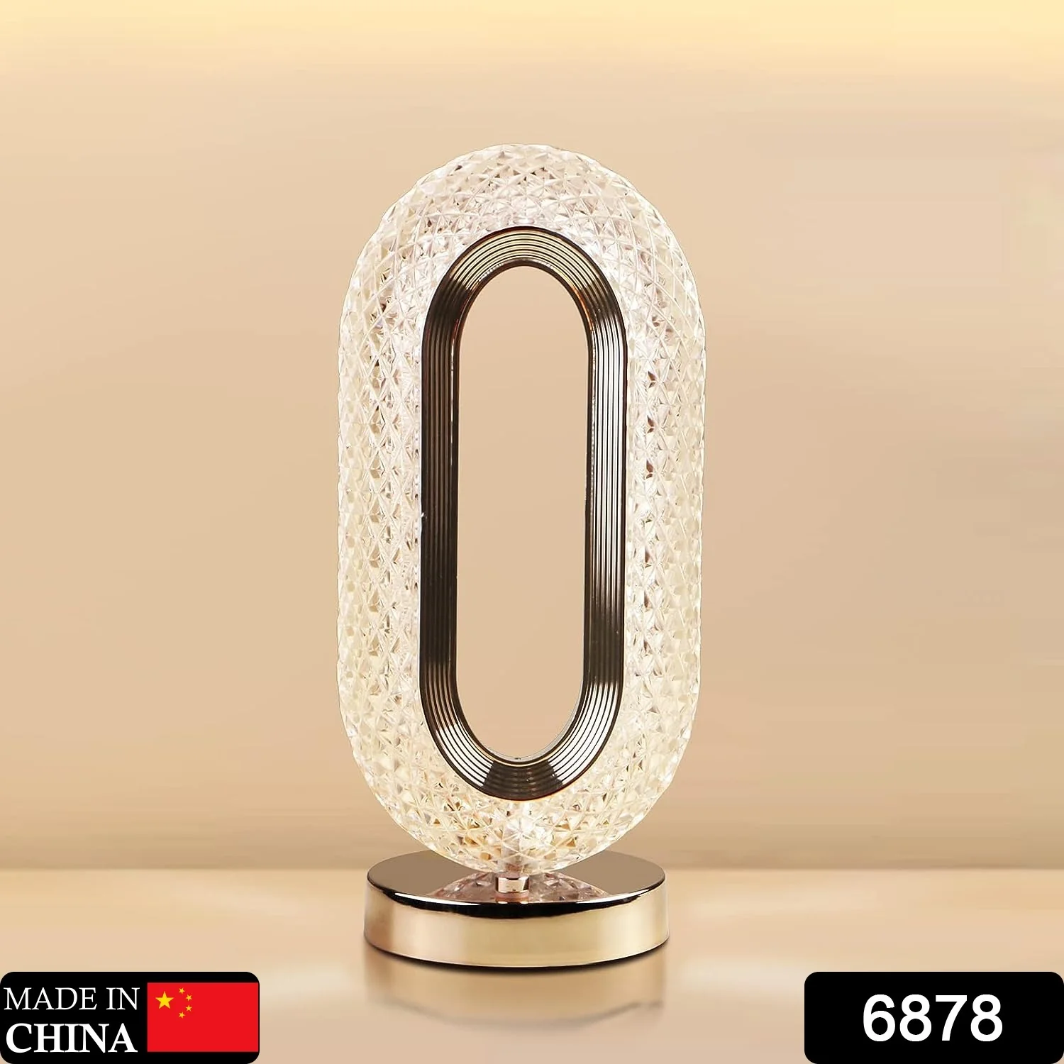 Crystal Table Lamp – 3-Way Dimmable Touch Control | Styleva - Image 2