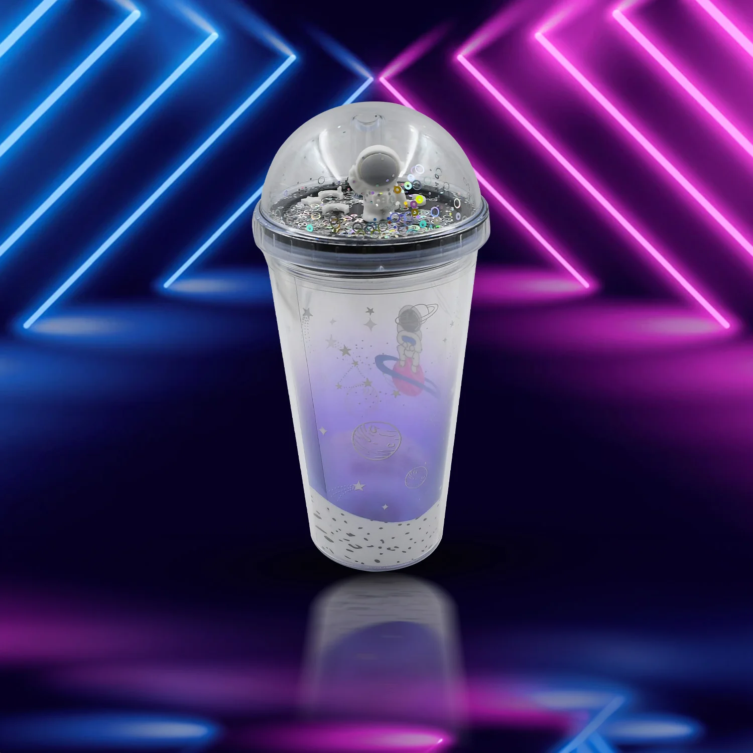 Astronaut Tumbler with LED Light – Insulated 13oz | FERVENT - Image 7