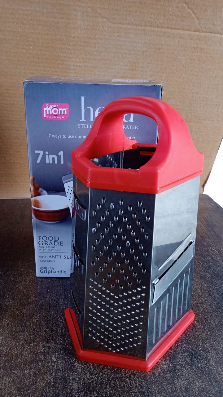 7-in-1 Stainless Steel Box Grater – Heavy Duty & Ergonomic - Image 7