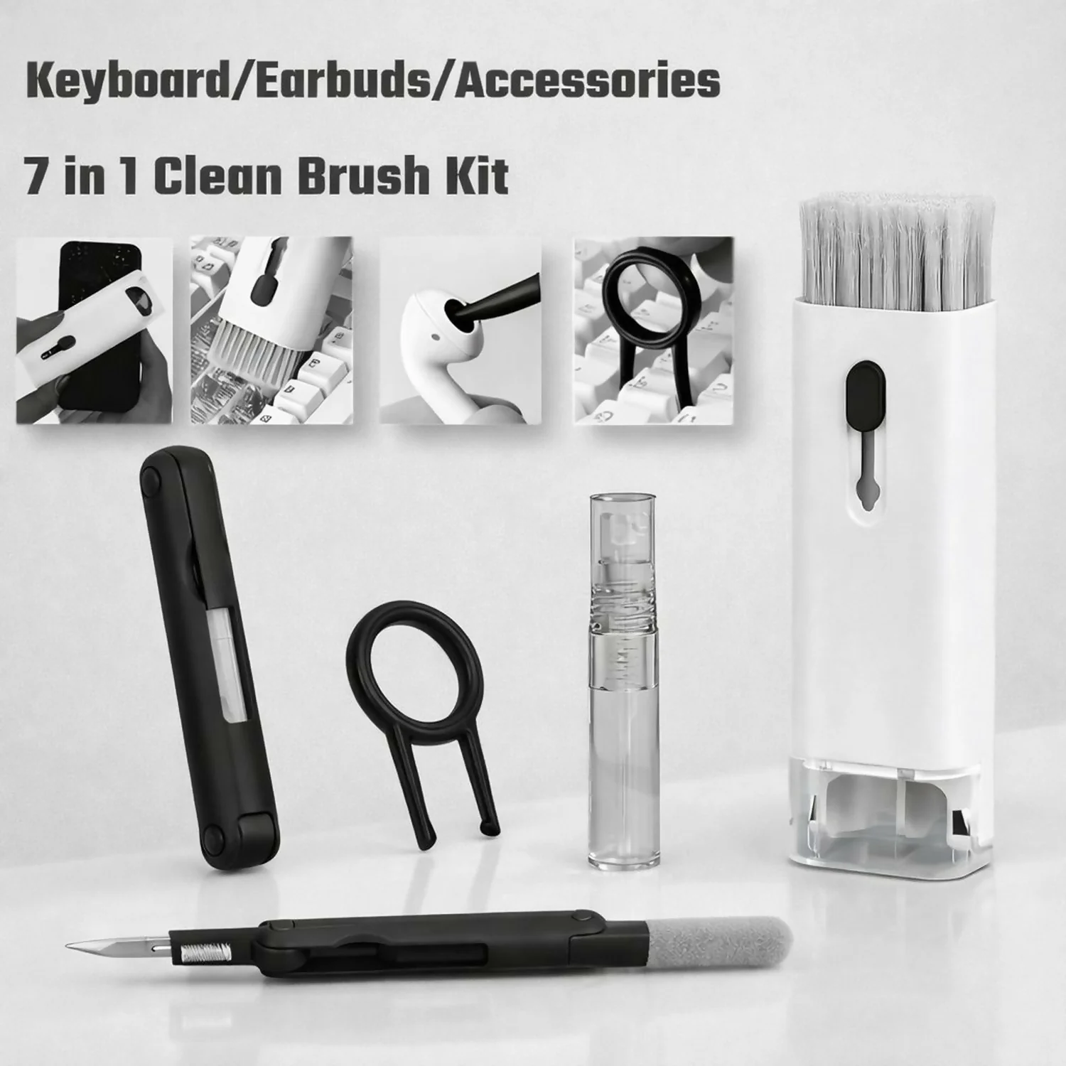 Keyboard Cleaning Kit – 7 in 1 Multi-Function Electronics Cleaner - Image 3