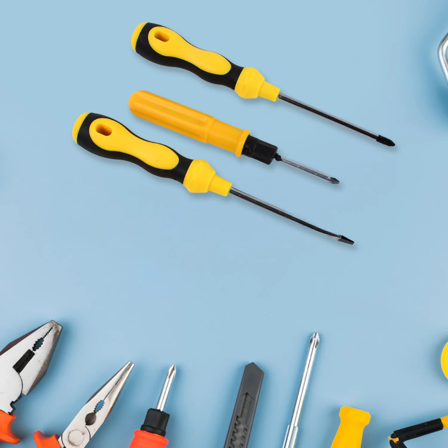 Hand Tool Kit with Magnetic Wristband – 7-Piece Durable Set - Image 4