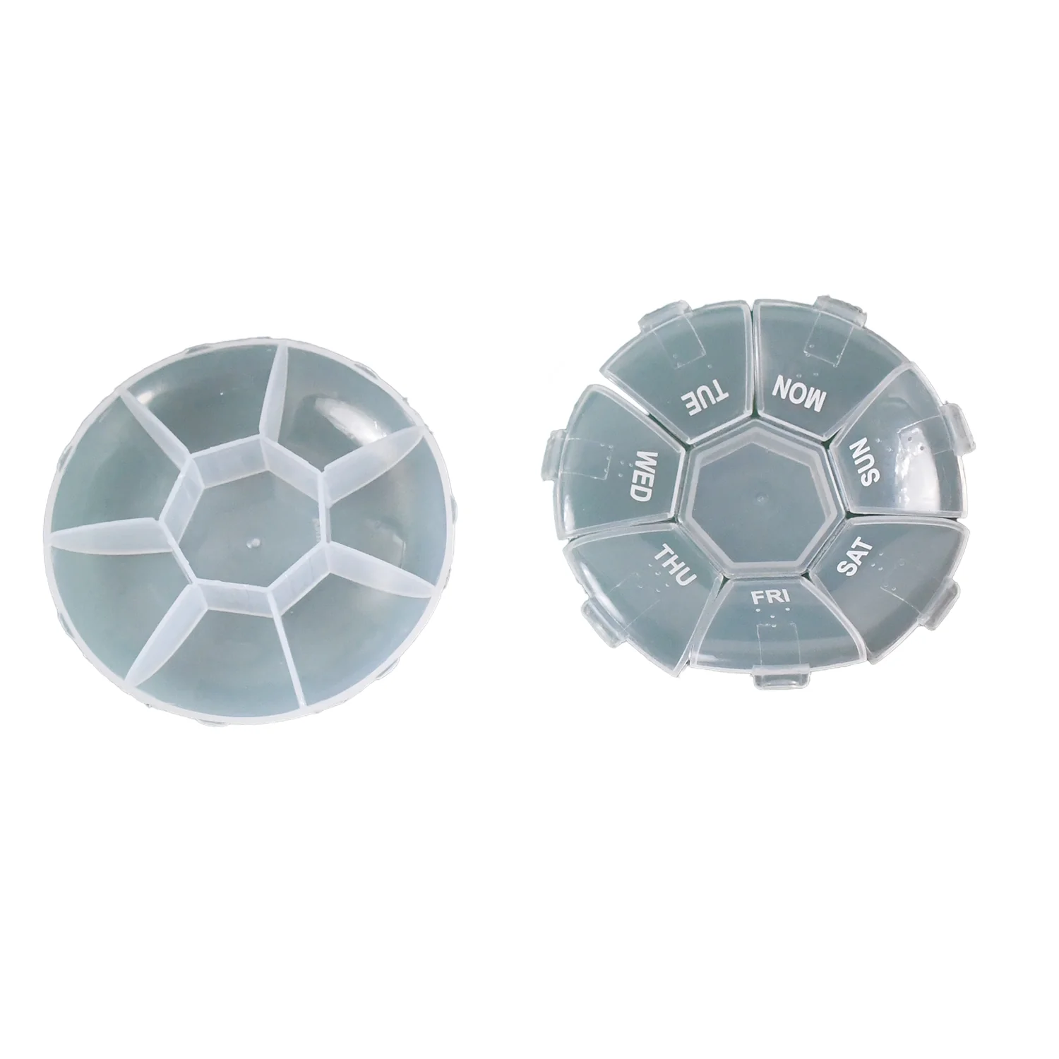 7-Sided Portable Pill Box – Compact Weekly Medicine Organizer - Image 5