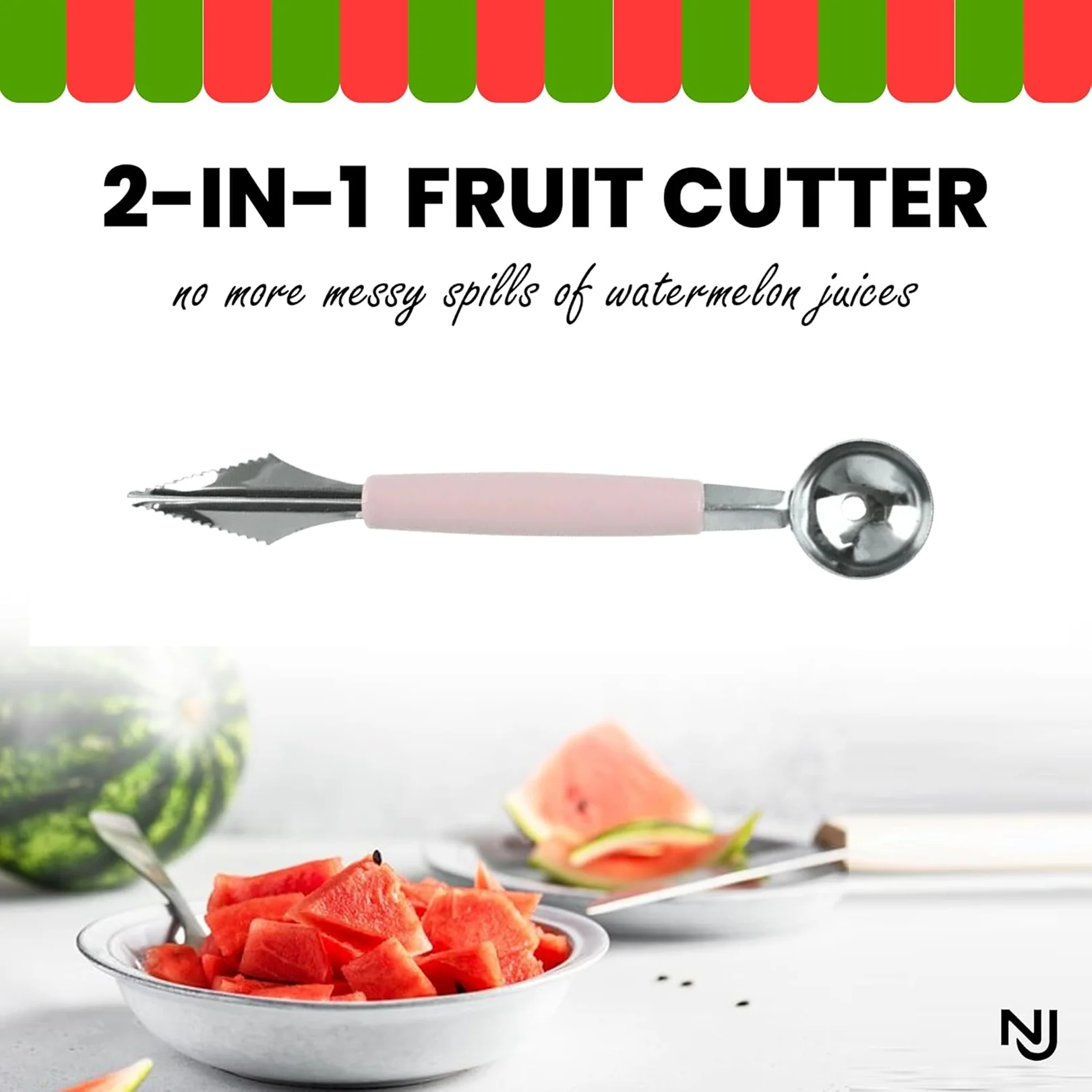 Fruit Carving Tool Kit – Stainless Steel Peeler & Scooper | Quickslice - Image 4