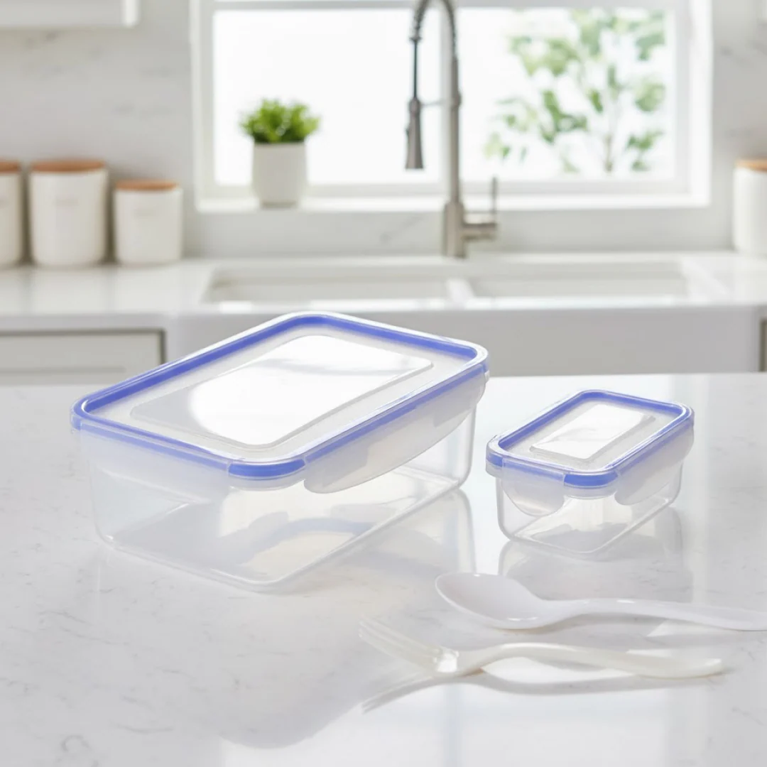 Airtight Lunch Box – 4-Side Lock, BPA-Free | Lunchie Bunchie - Image 8