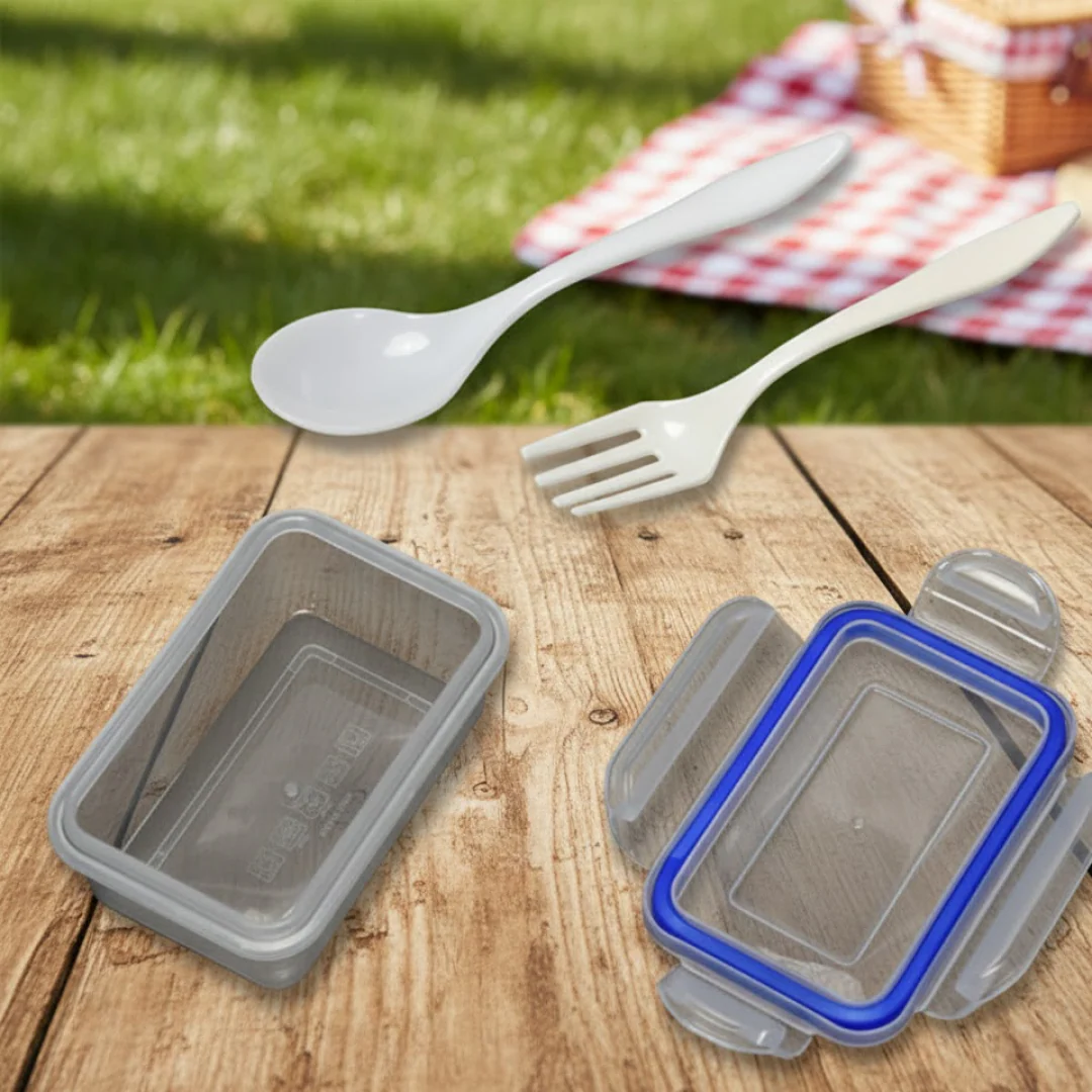 Airtight Lunch Box – 4-Side Lock, BPA-Free | Lunchie Bunchie - Image 9
