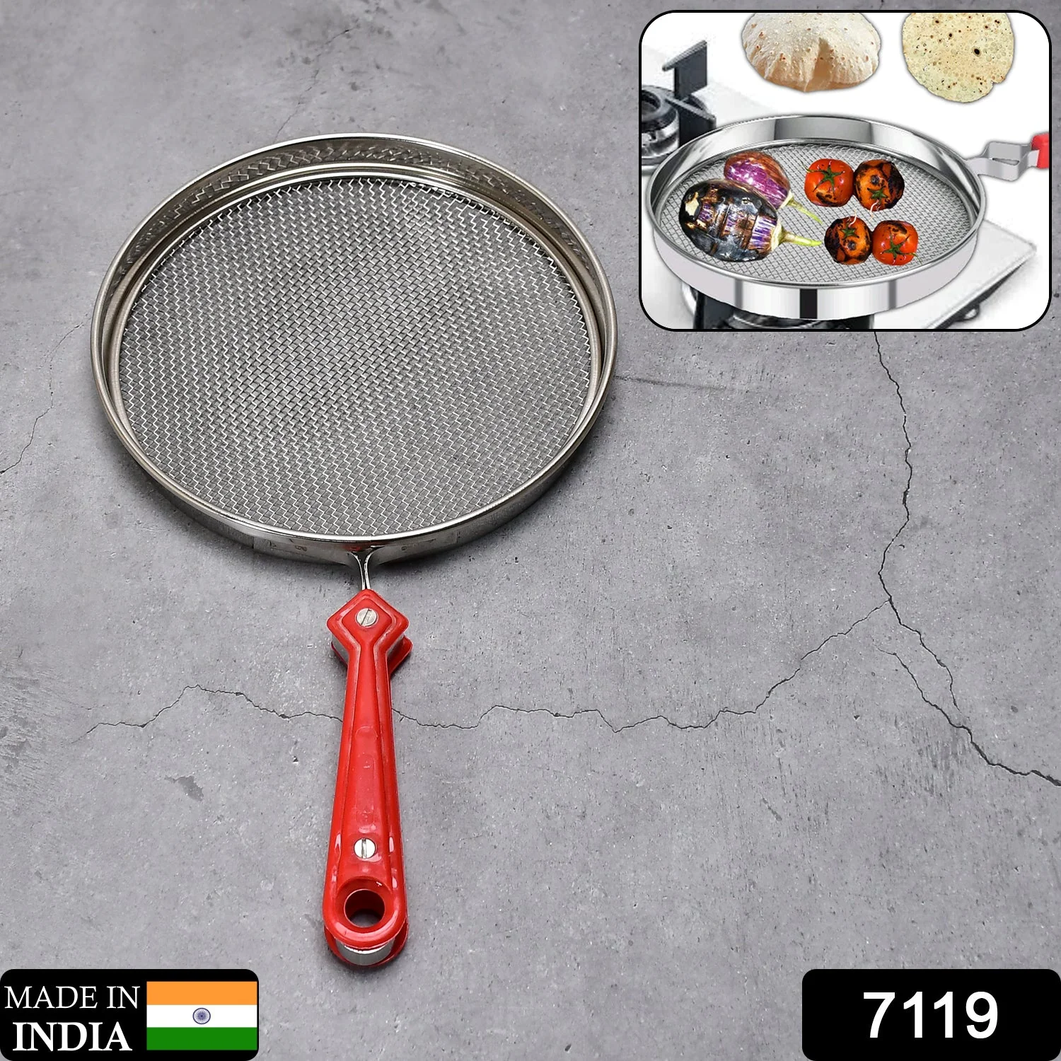 Steel Roaster Grill Jali 37cm – Durable Stainless Steel | FirePot - Image 2