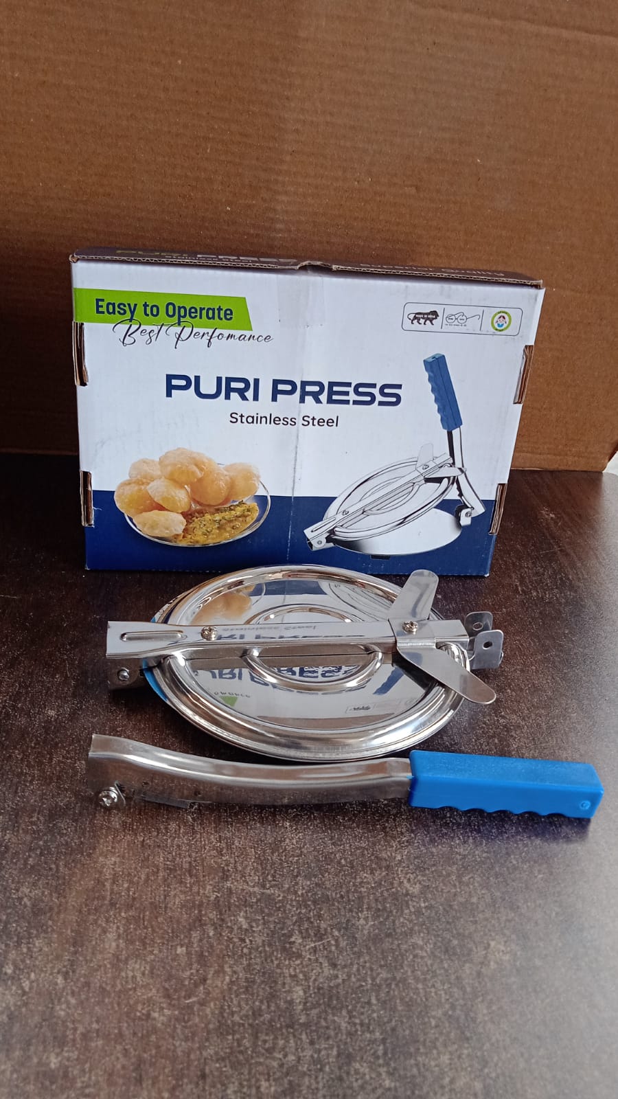 Puri Press Maker – Stainless Steel with Non-Slip Handle | Styleva - Image 7