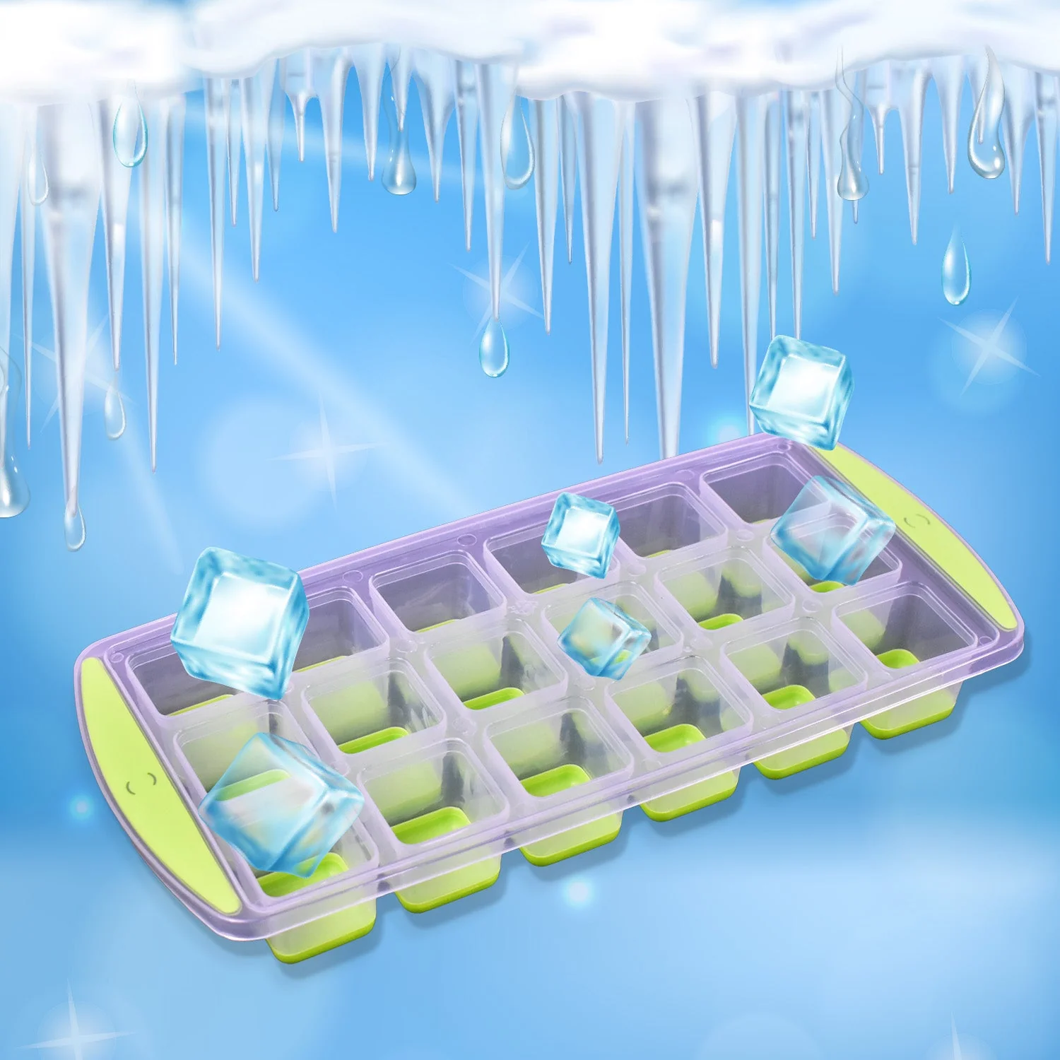 Silicone Ice Cube Tray – 18-Cavity, Easy Release & BPA-Free | Indo Glow - Image 4