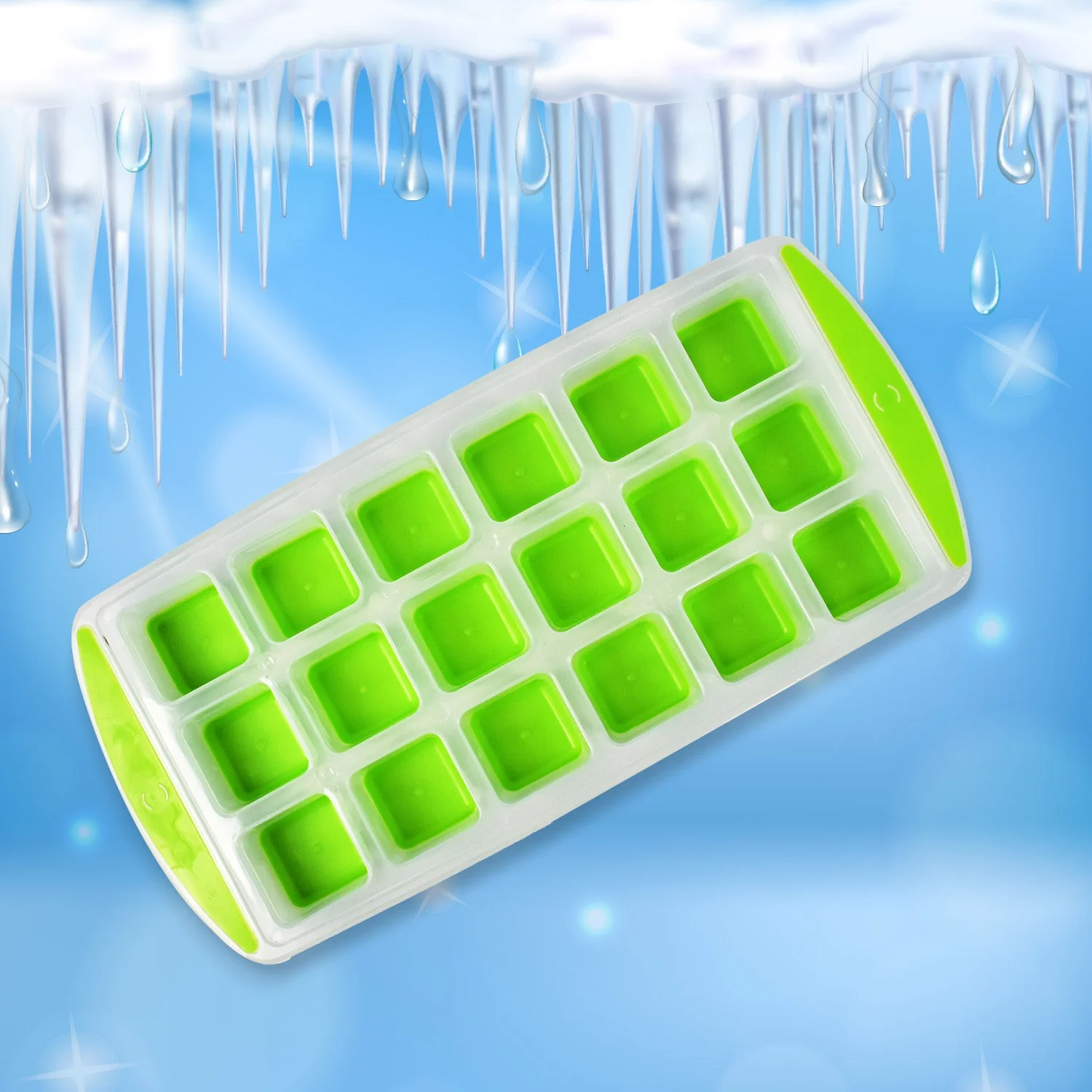 Silicone Ice Cube Tray – 18-Cavity, Easy Release & BPA-Free | Indo Glow - Image 5