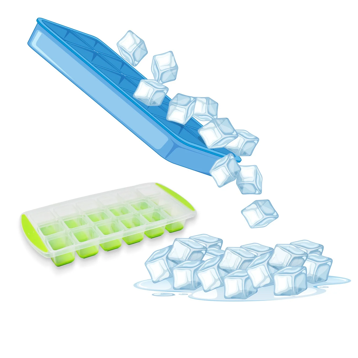Silicone Ice Cube Tray – 18-Cavity, Easy Release & BPA-Free | Indo Glow - Image 6