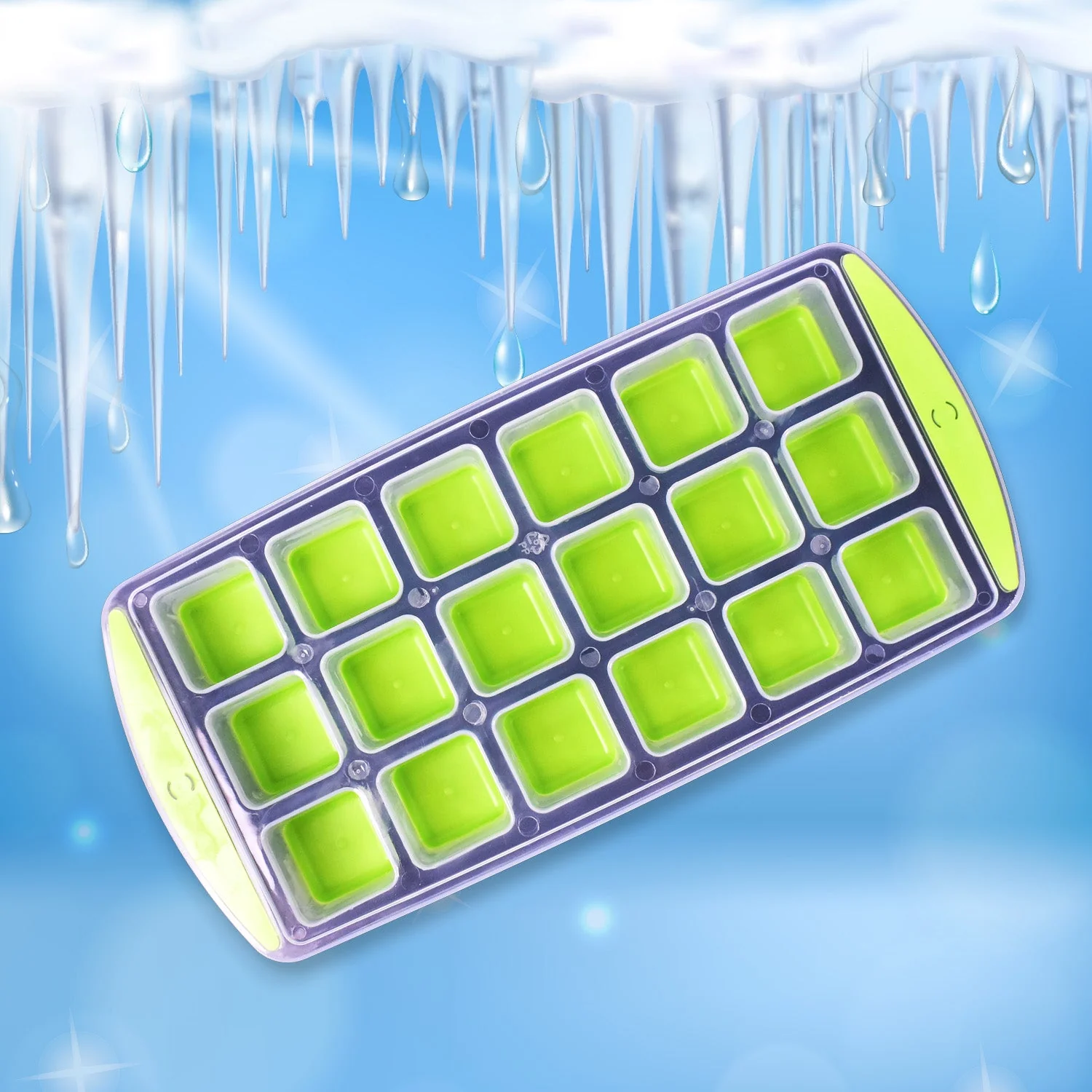 Silicone Ice Cube Tray – 18-Cavity, Easy Release & BPA-Free | Indo Glow - Image 7