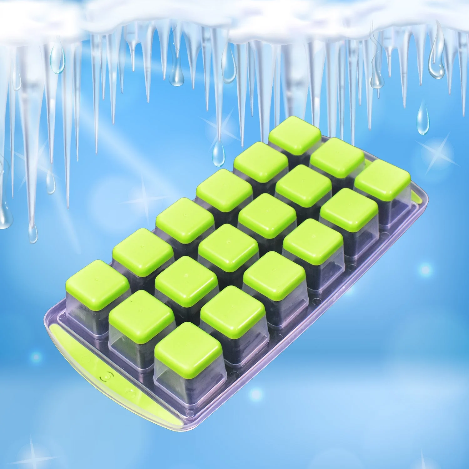 Silicone Ice Cube Tray – 18-Cavity, Easy Release & BPA-Free | Indo Glow - Image 9