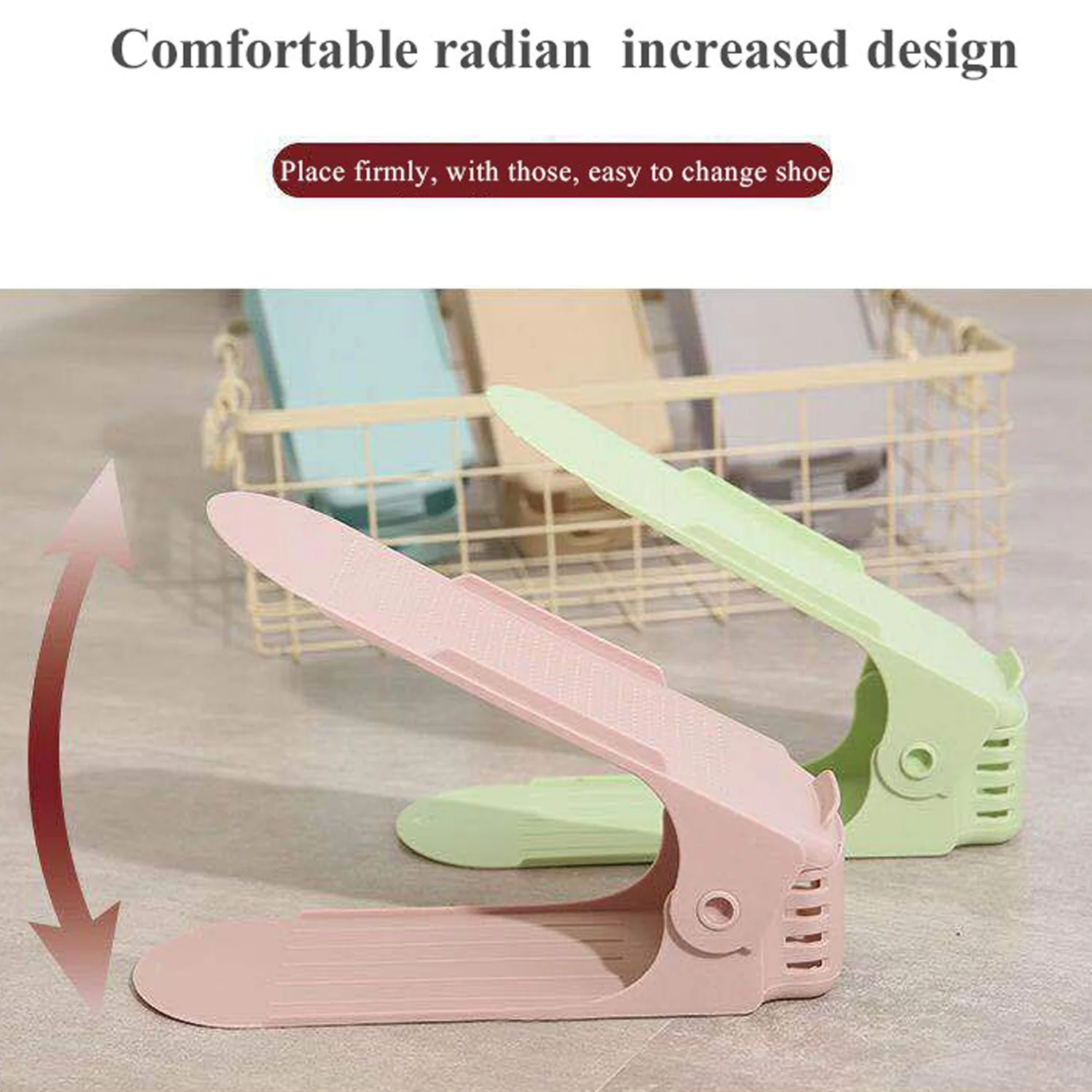 Adjustable Shoe Organizer – Folding Space Saver | Velvet Organizers - Image 3