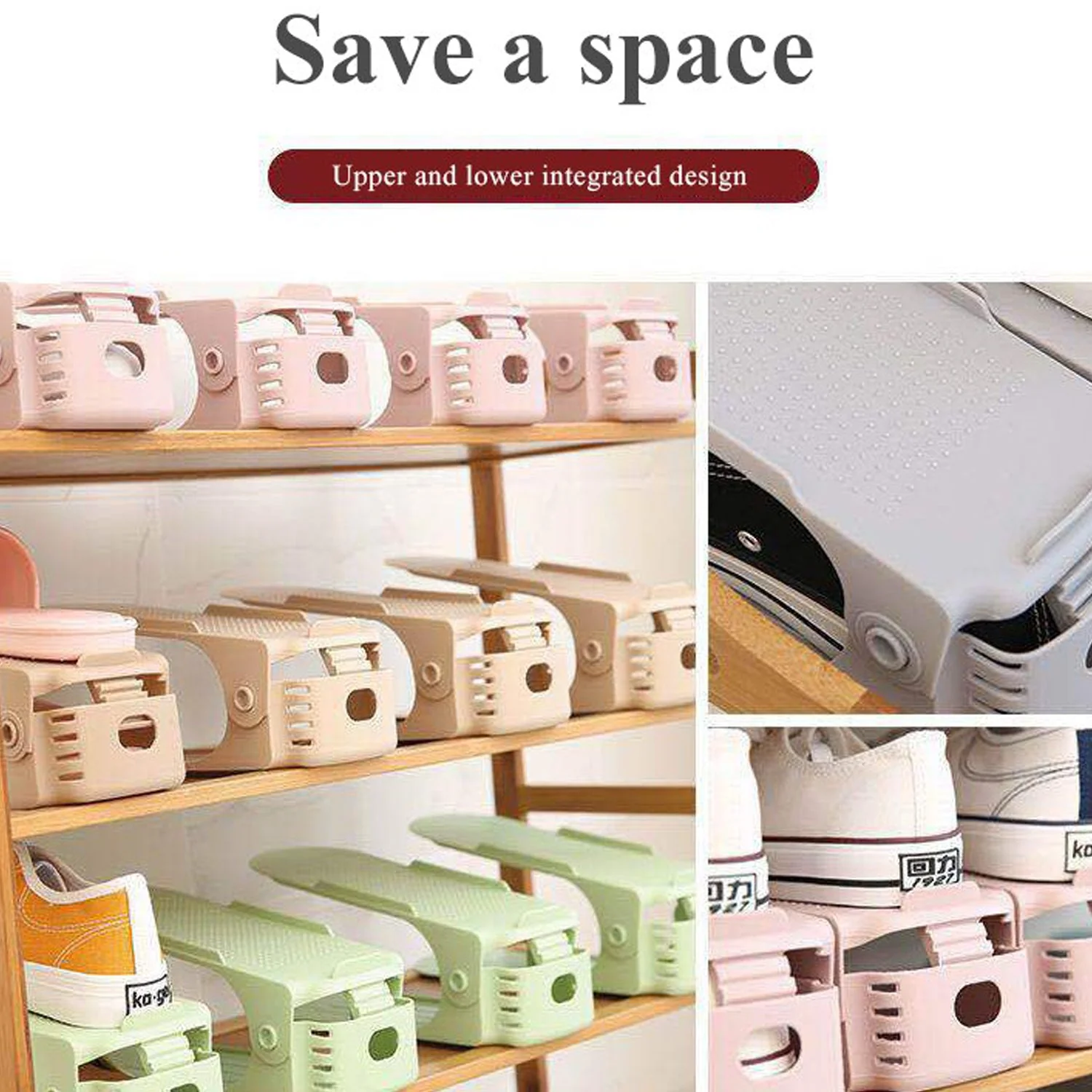 Adjustable Shoe Organizer – Folding Space Saver | Velvet Organizers - Image 6