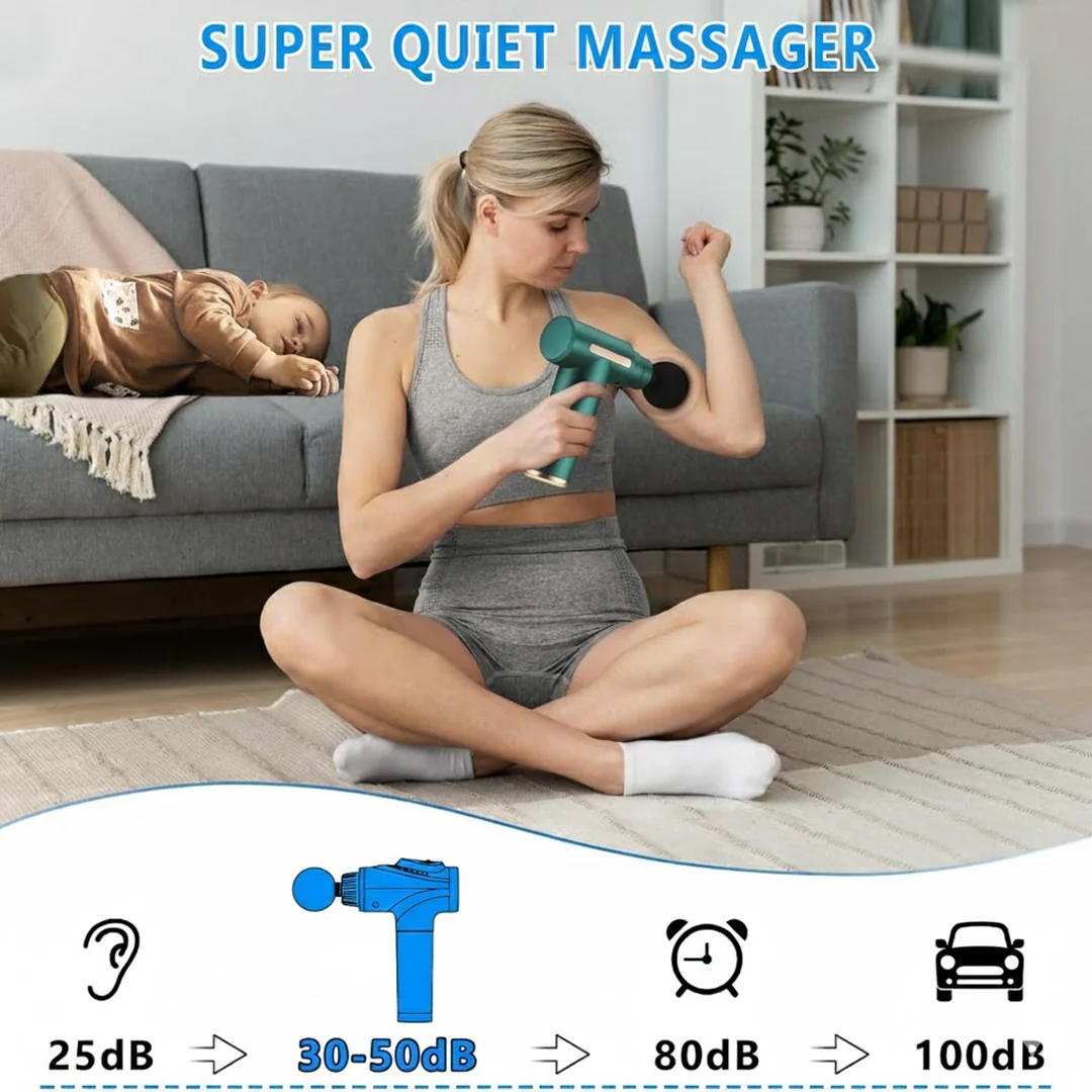 Deep Tissue Massager – Cordless for Muscle Pain Relief | VelvaBloom - Image 7