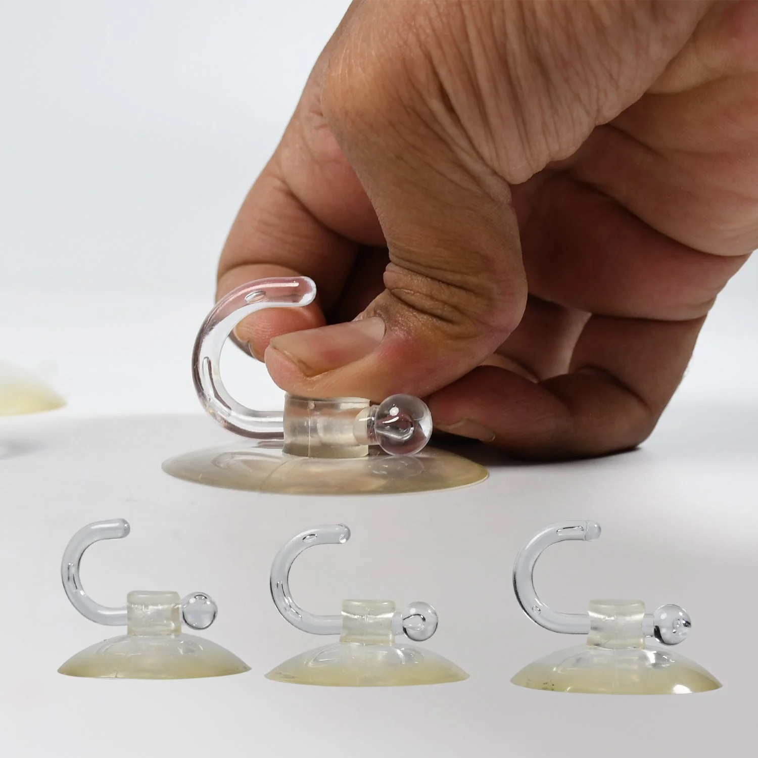 Transparent Suction Hooks – Strong Hold, Drill-Free Storage | GlimmerHome - Image 3