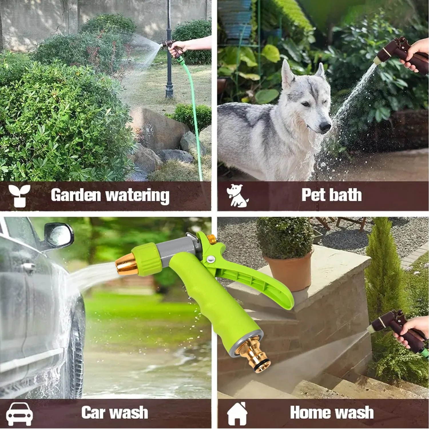 High-Pressure Water Spray Nozzle – Zinc Alloy | Grow Garden Tools - Image 6