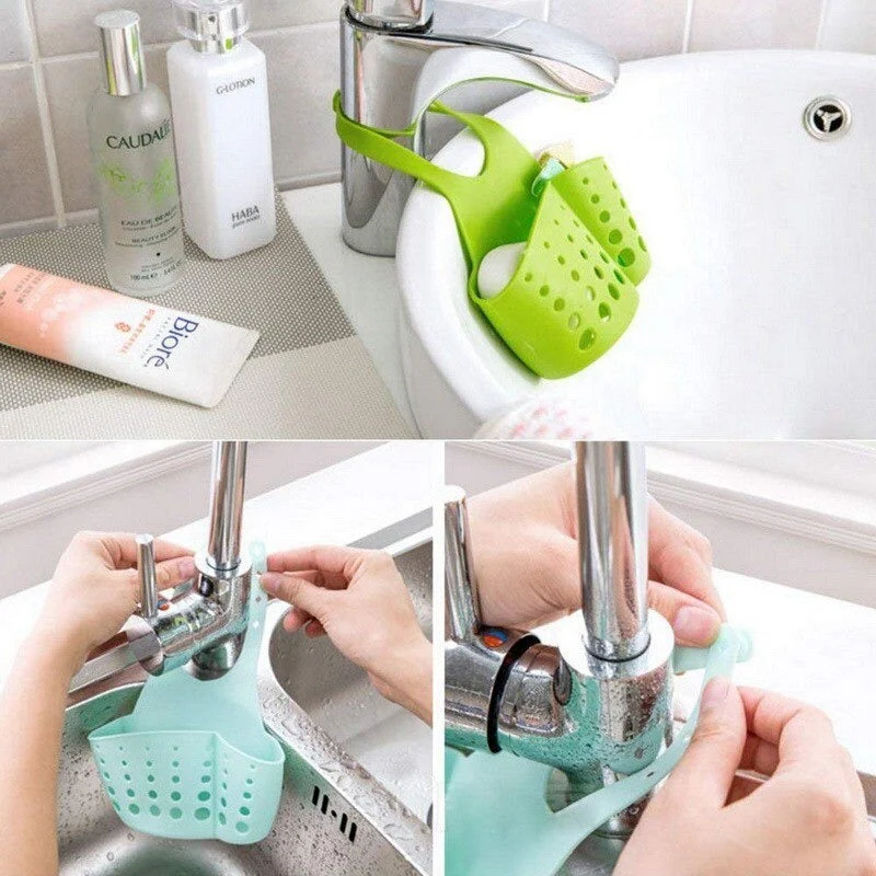 Faucet Sink Caddy – Adjustable Drainage Basket | Velvet Organizers - Image 3