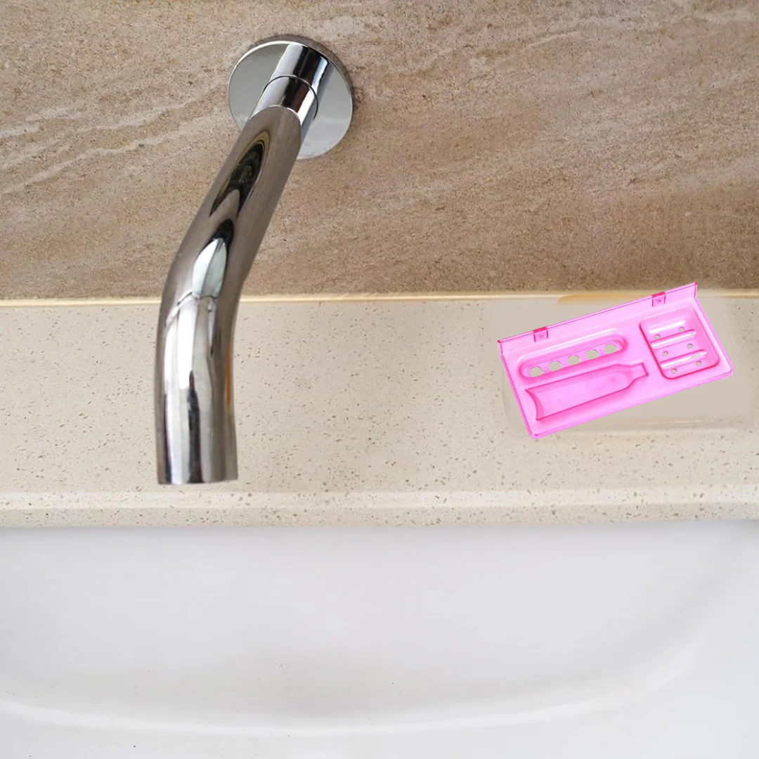 Polycarbonate Soap Dish – 3-in-1 Bathroom Organizer | VelvetBubbles - Image 8