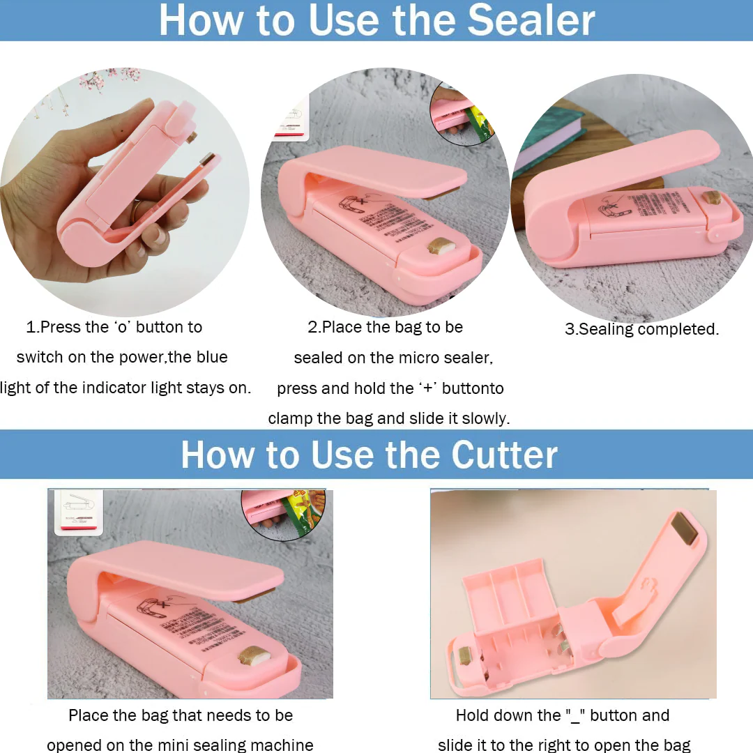 Mini Plastic Bag Sealer – Portable Heat Sealing Machine | FERVENT - Image 6