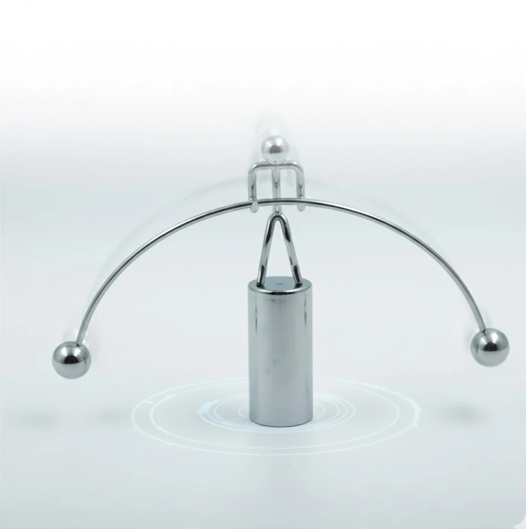 Newton Cradle Desk Toy – Steel Perpetual Motion | Spark Tots - Image 5