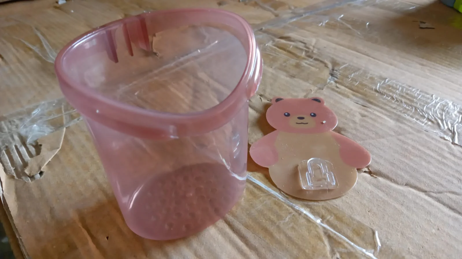 Teddy Bear Toothbrush Holder – Wall Mount, Self-Adhesive | BrushedUp - Image 7