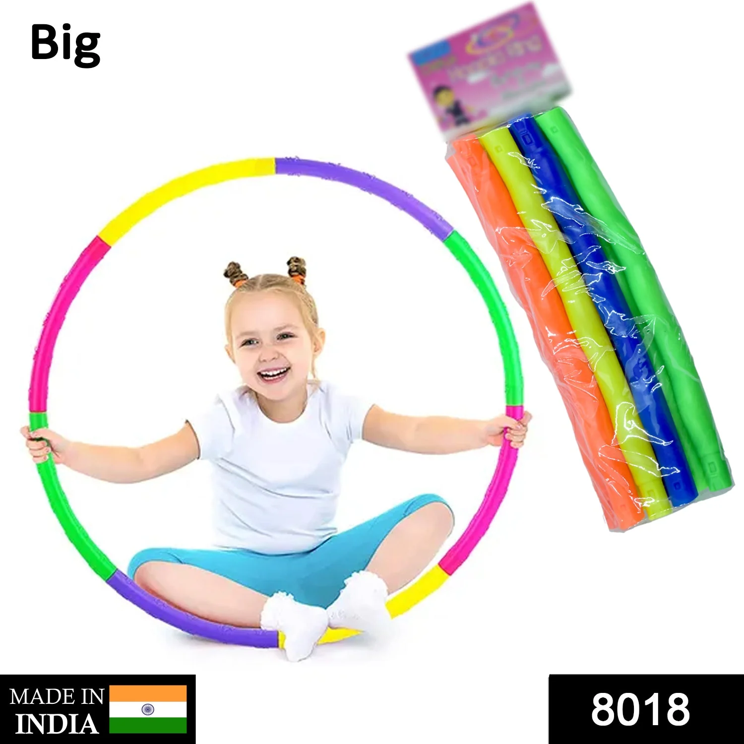 Hula Hoop Exercise Ring – Interlocking, Adjustable Fitness | FitFuzion - Image 4