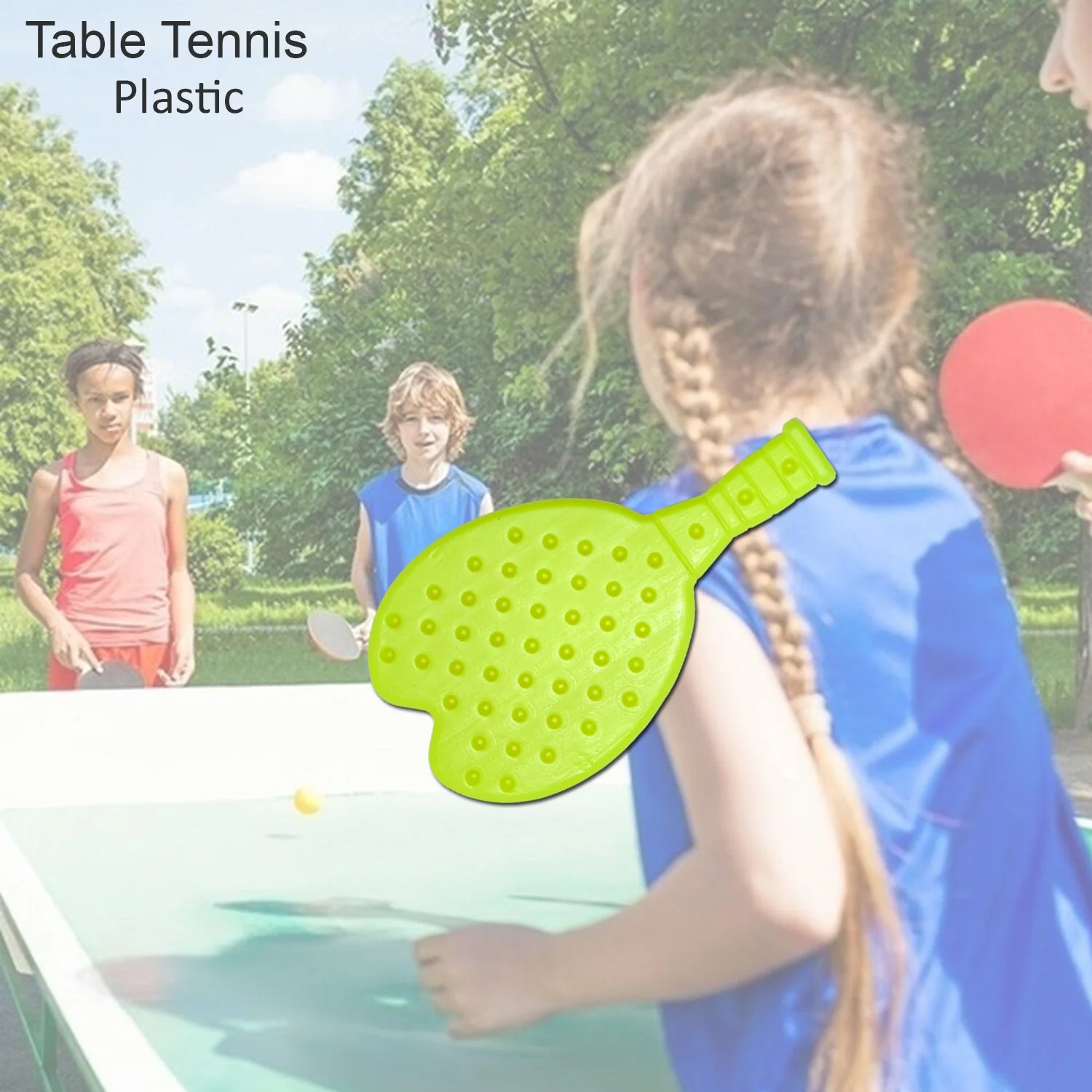 Kids Table Tennis Set – Plastic Racquet & Ball | Boardoria - Image 3