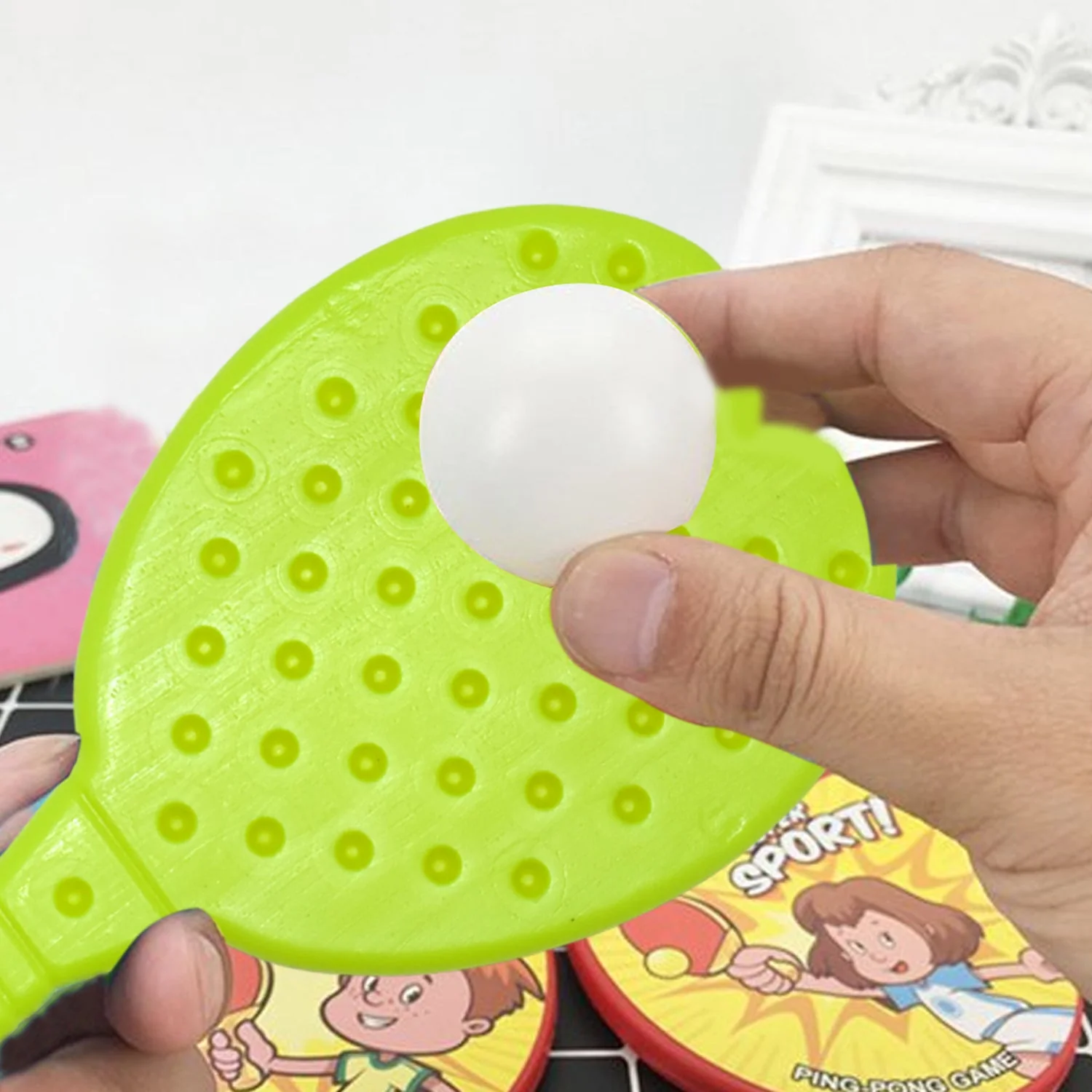 Kids Table Tennis Set – Plastic Racquet & Ball | Boardoria - Image 6