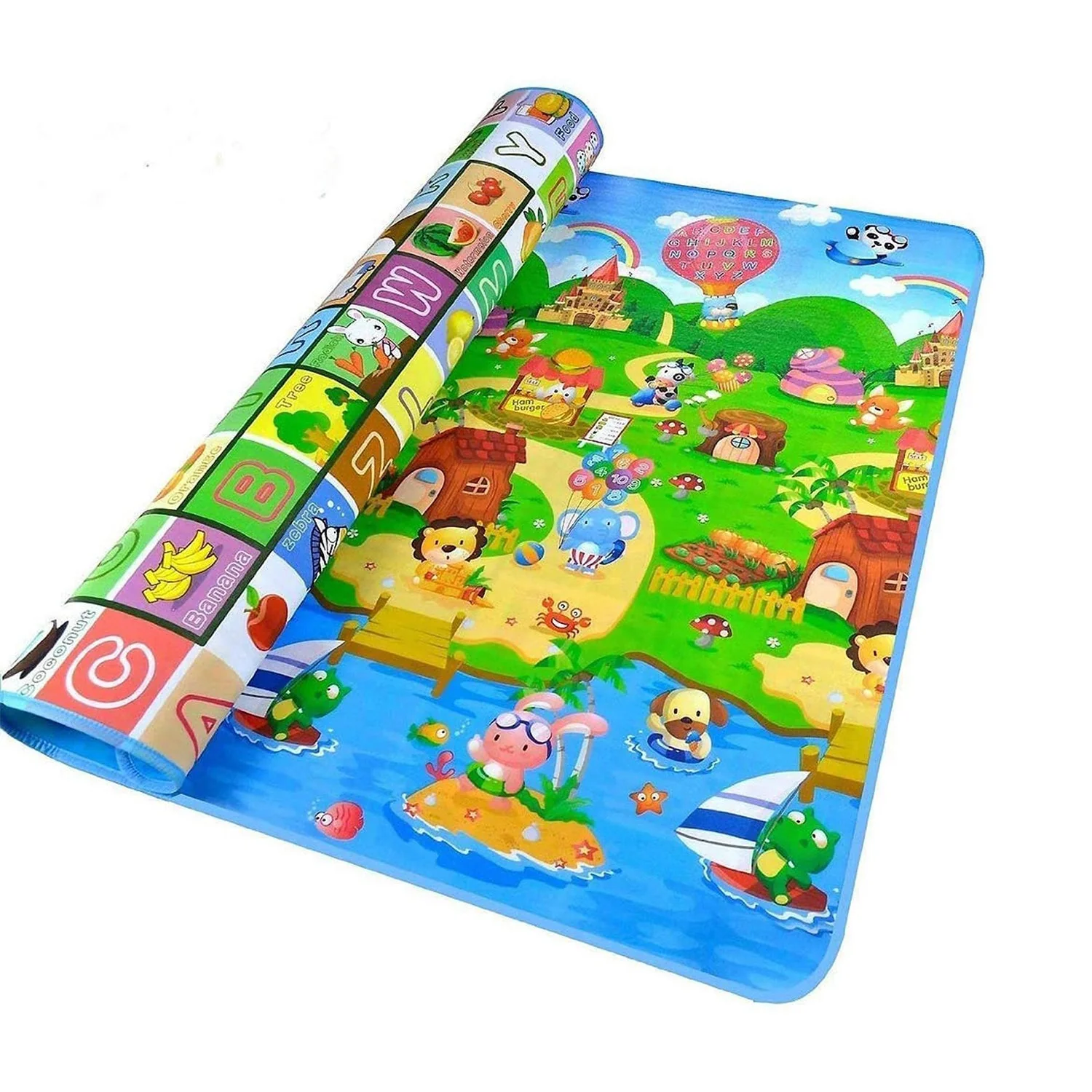Baby Play Mat – Waterproof Double-Sided 120x180 cm | Mini Bubbles - Image 4