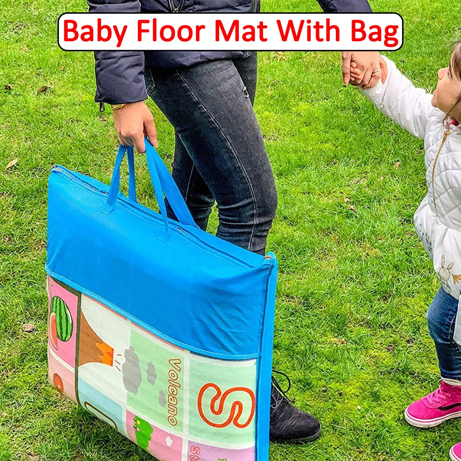 Baby Play Mat – Waterproof Double-Sided 120x180 cm | Mini Bubbles - Image 6