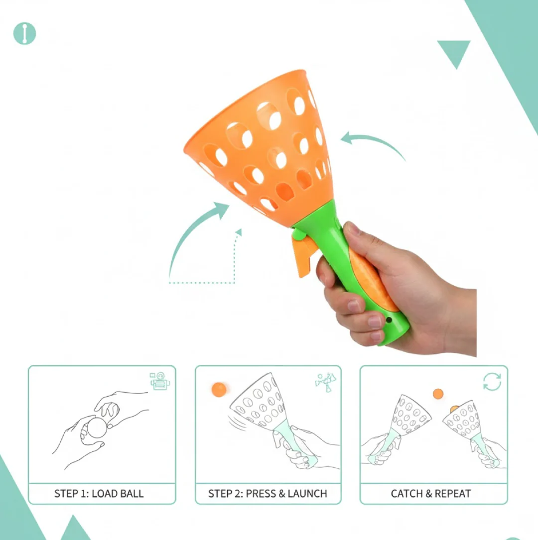 Catapult Ball Toy – Exciting Outdoor Fun for Kids | Boardoria - Image 3